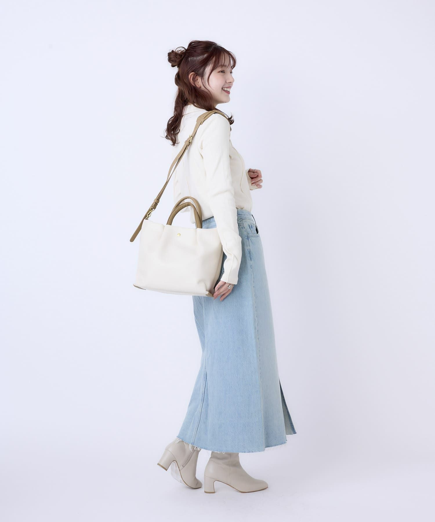 合皮2WAY ショルダーバッグ/肩楽 | ショルダーバッグ | CARROT ONLINE