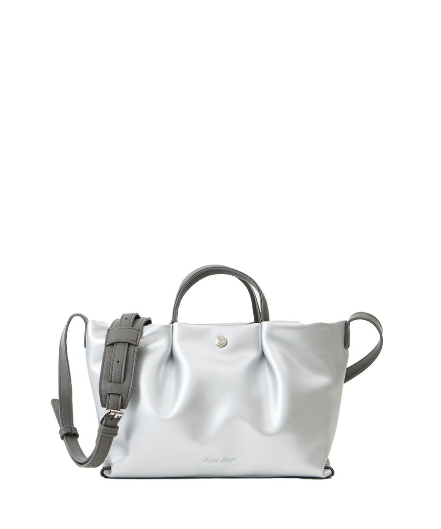 Legato Largo ショルダーバッグ 三層 ハンドル付き ショルダーパッド 肩楽 mini 肩楽 LH-W0163