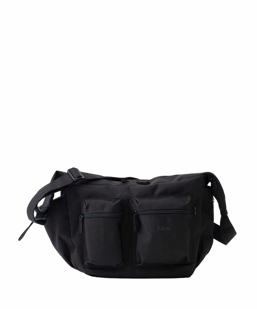 fulcro ショルダーバッグ 自立設計 撥水 広い開口部 ドローストリングポケット B5  fca-1023