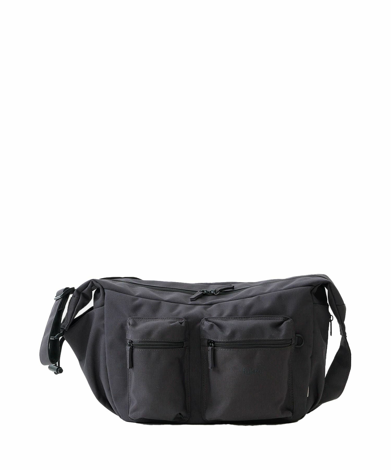 fulcro ショルダーバッグ 自立設計 撥水 広い開口部 ドローストリングポケット B5  fca-1023