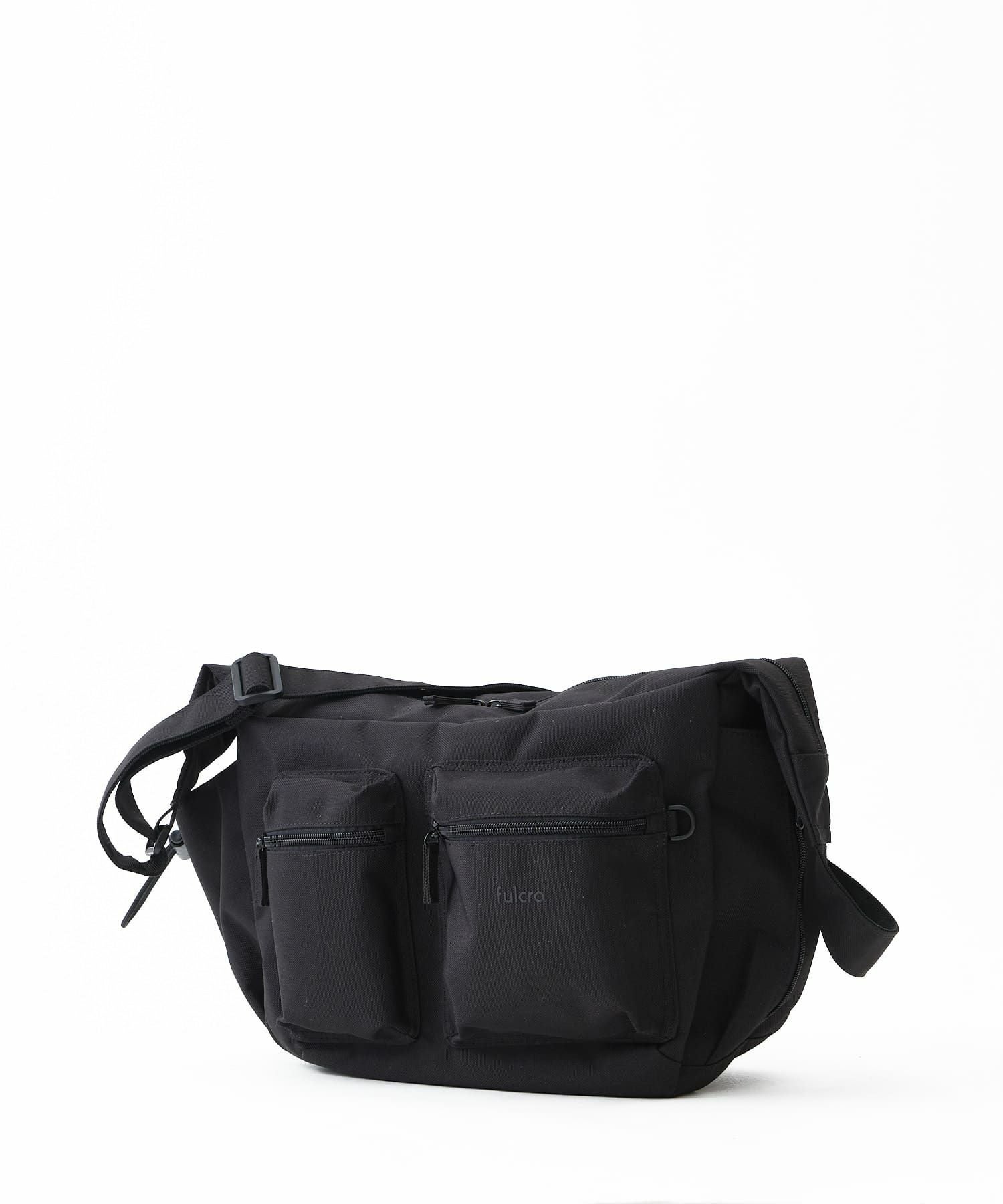 fulcro ショルダーバッグ 自立設計 撥水 広い開口部 ドローストリングポケット B5  fca-1023