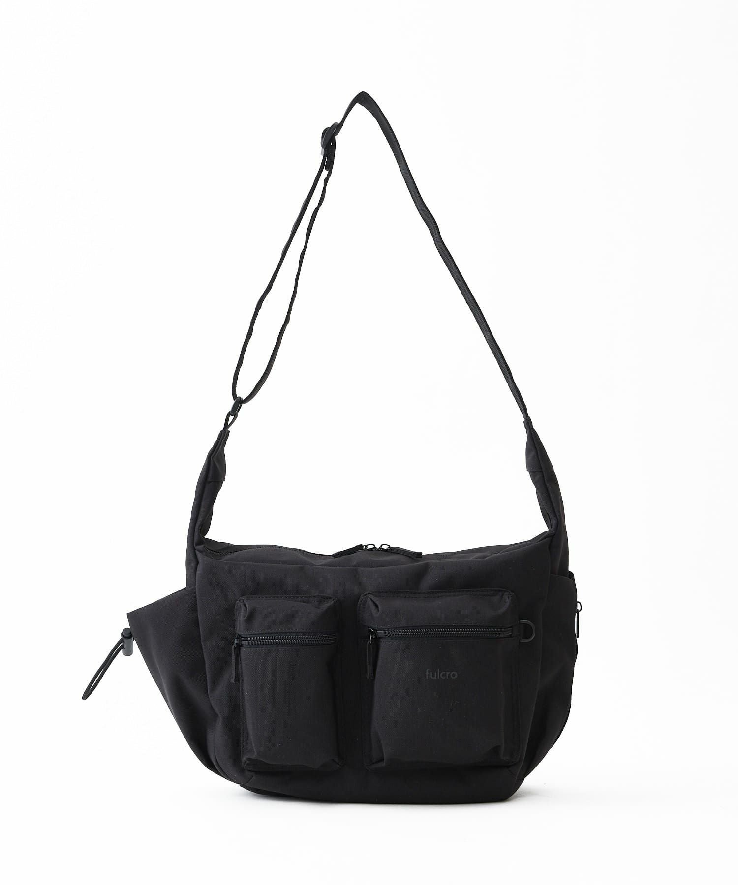 fulcro ショルダーバッグ 自立設計 撥水 広い開口部 ドローストリングポケット B5  fca-1023