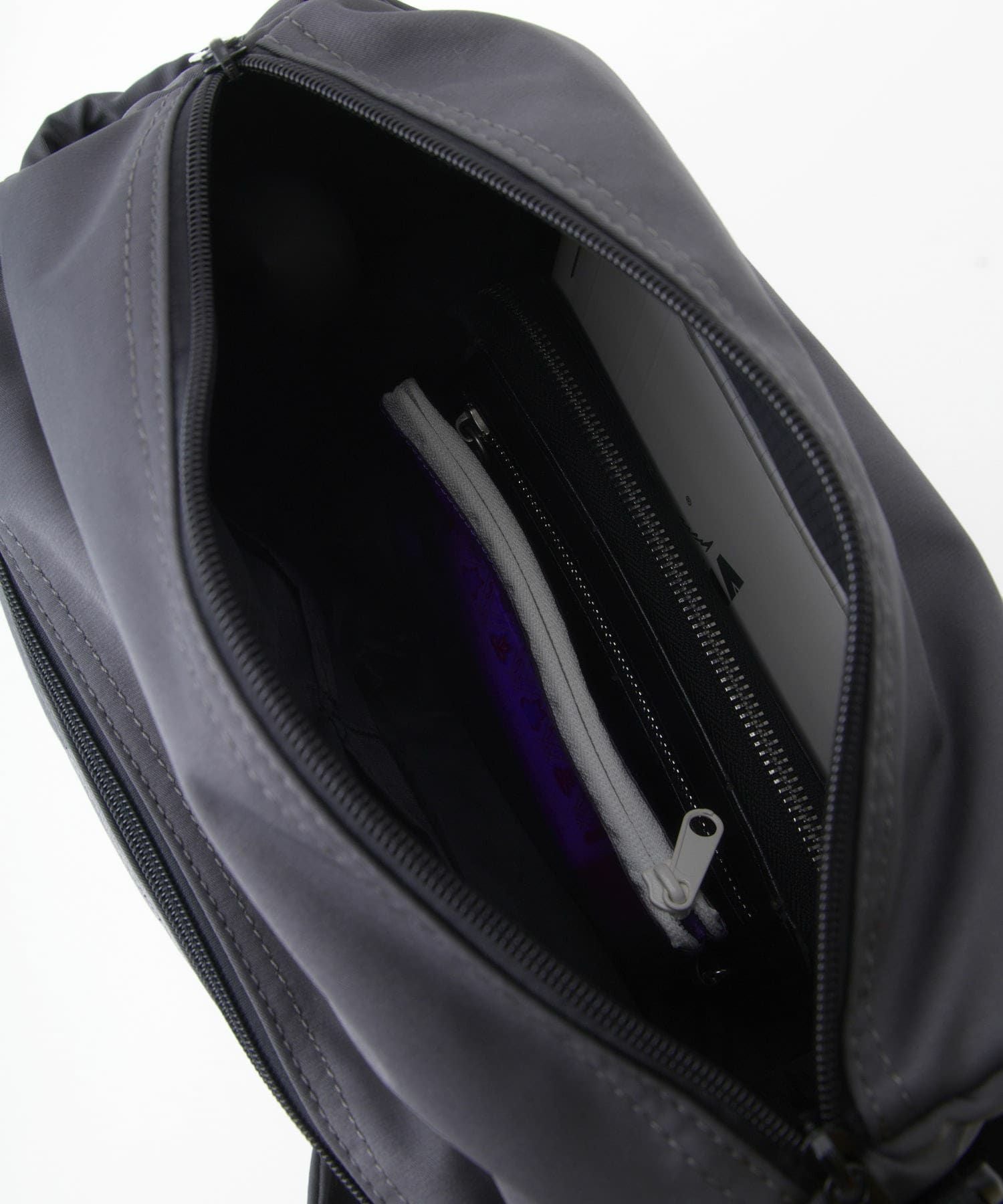 anello FIT LYRA ショルダーバッグ A5収納 軽量 両面撥水 AGB5122 グレー