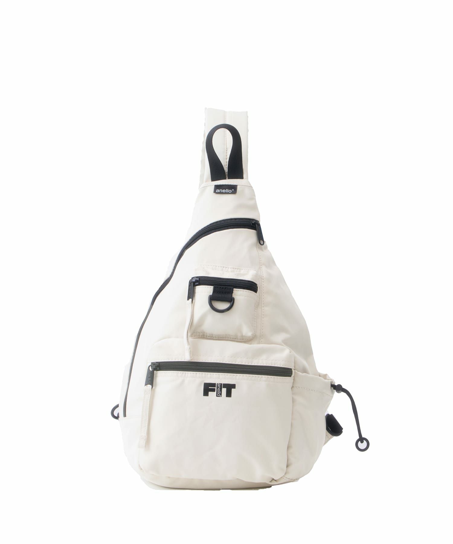 anello FIT LYRA　クロスボディ A5 軽量 両面撥水 AGB5123 アイボリー