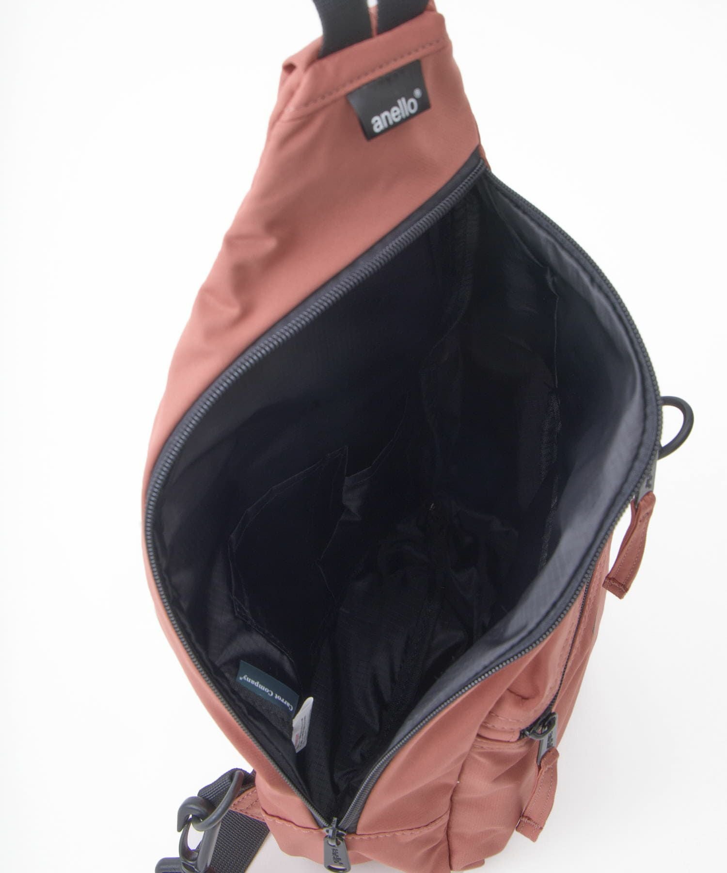 anello FIT LYRA　クロスボディ A5 軽量 両面撥水 AGB5123 コーラルピンク