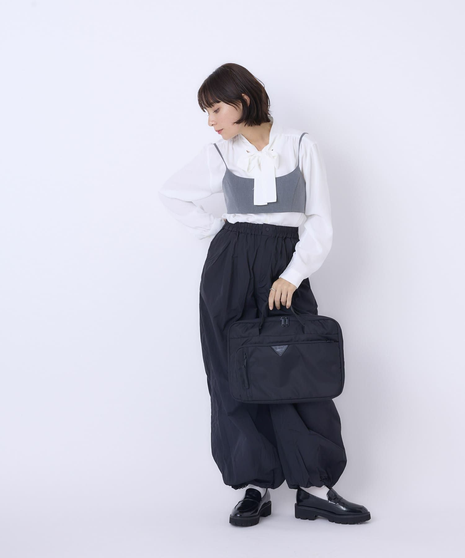 anello CONVERT DEVON PC収納ケース 15インチ A4収納 AGB5131 ブラック