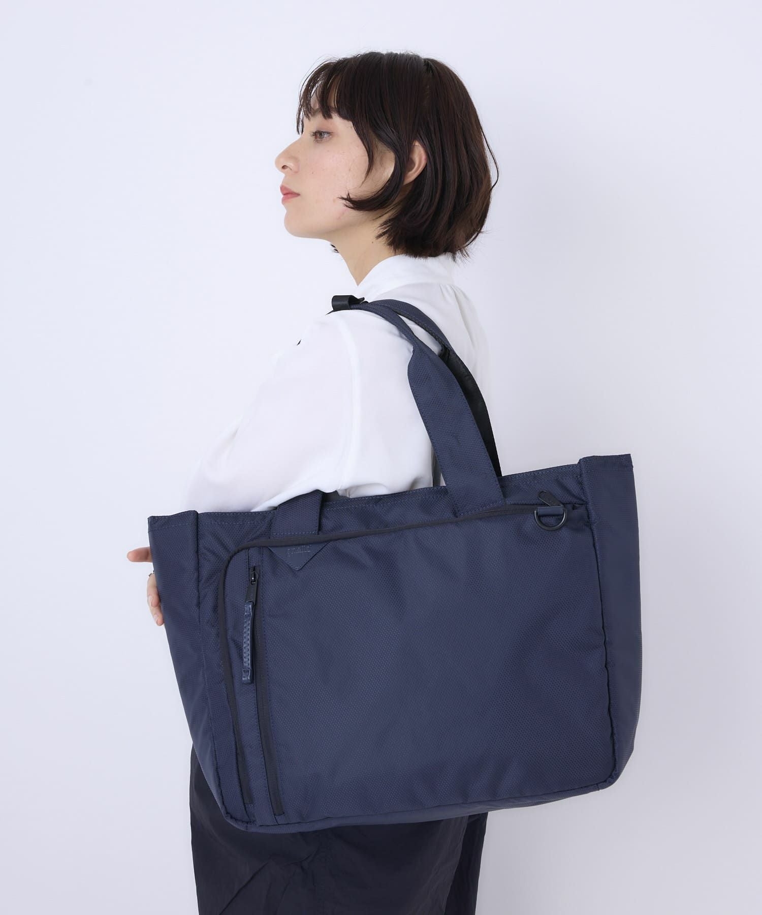 anello CONVERT DEVON トートバッグ PC収納 15インチ A4　キャリーオン AGB5133 ネイビー