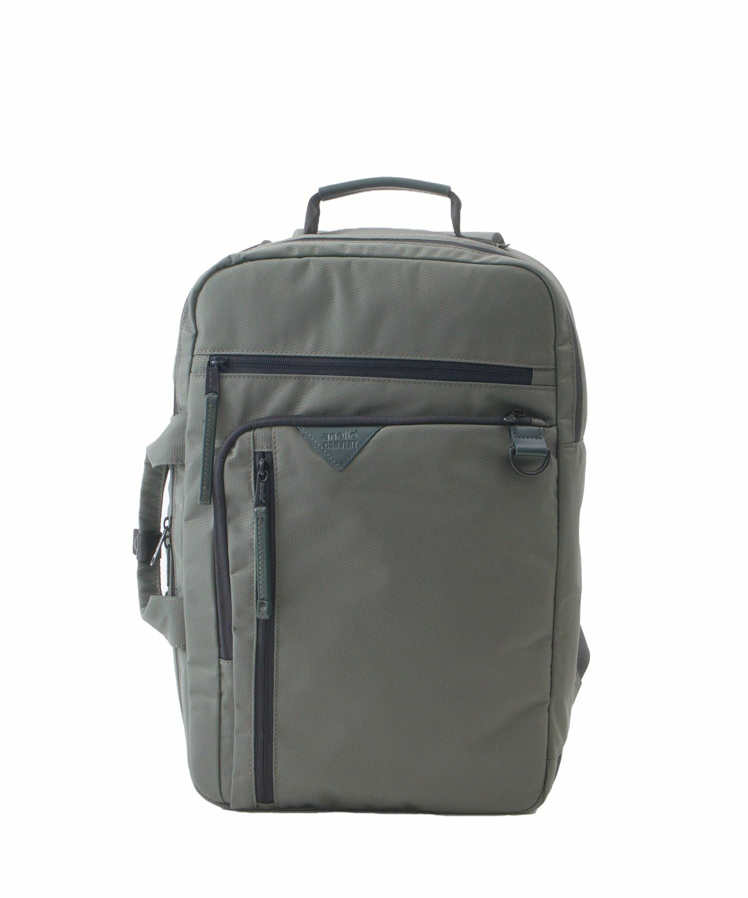 anello CONVERT DEVON バックパック リュック ２WAY 多機能 PC収納 A4 撥水 AGB5134 オリーブ