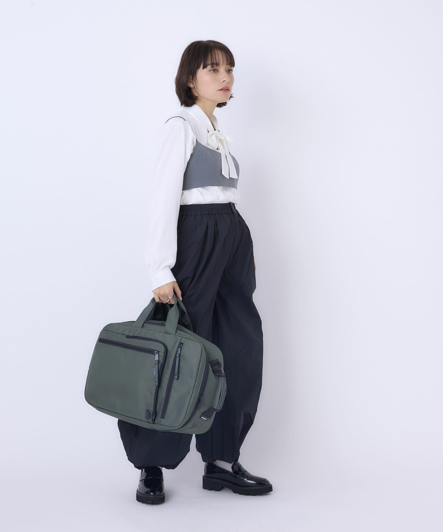 anello CONVERT DEVON バックパック リュック ２WAY 多機能 PC収納 A4 撥水 AGB5134 オリーブ