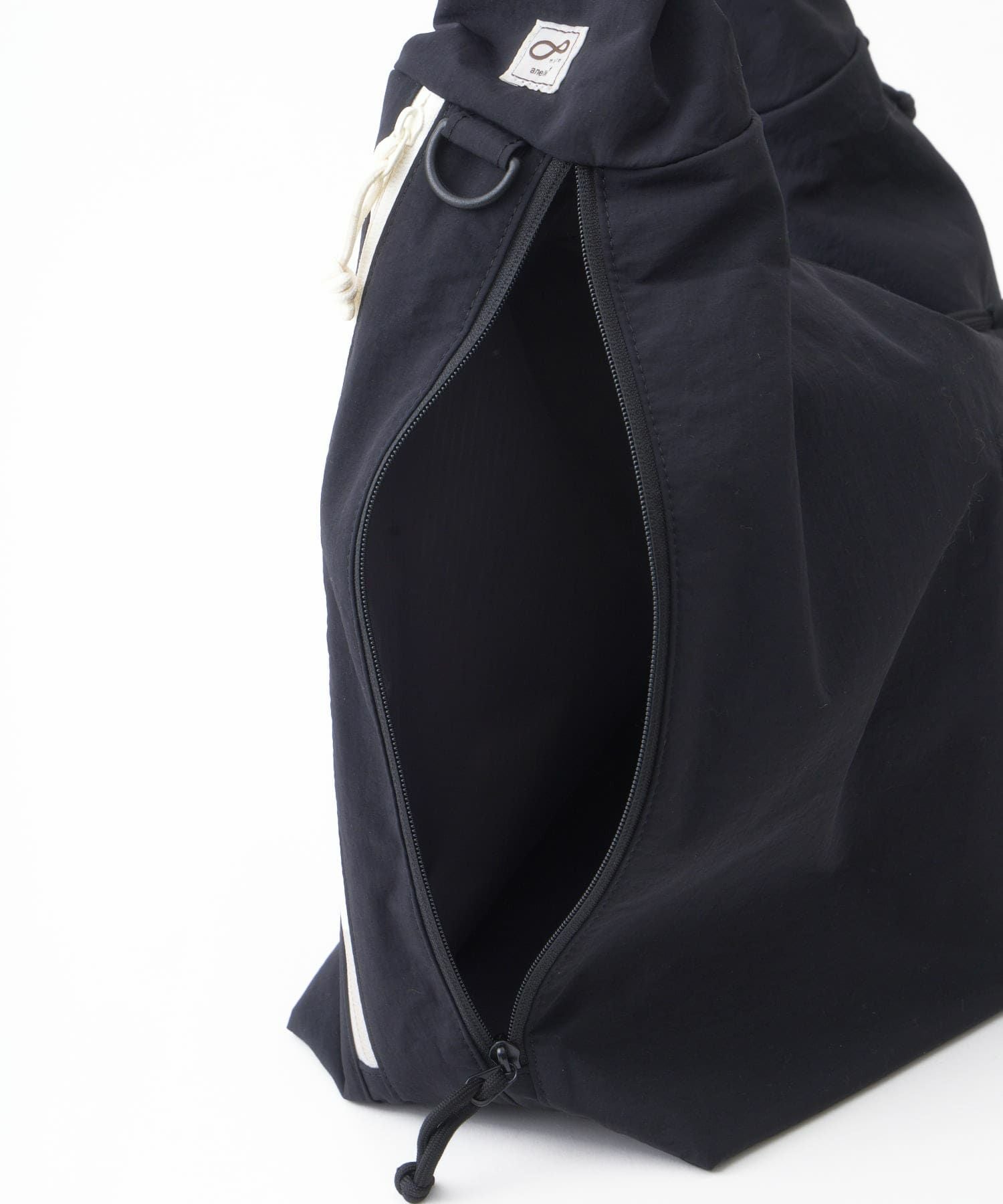 anello MATE トートバッグ A4収納 軽量 両面撥水 AIY0212 ブラック