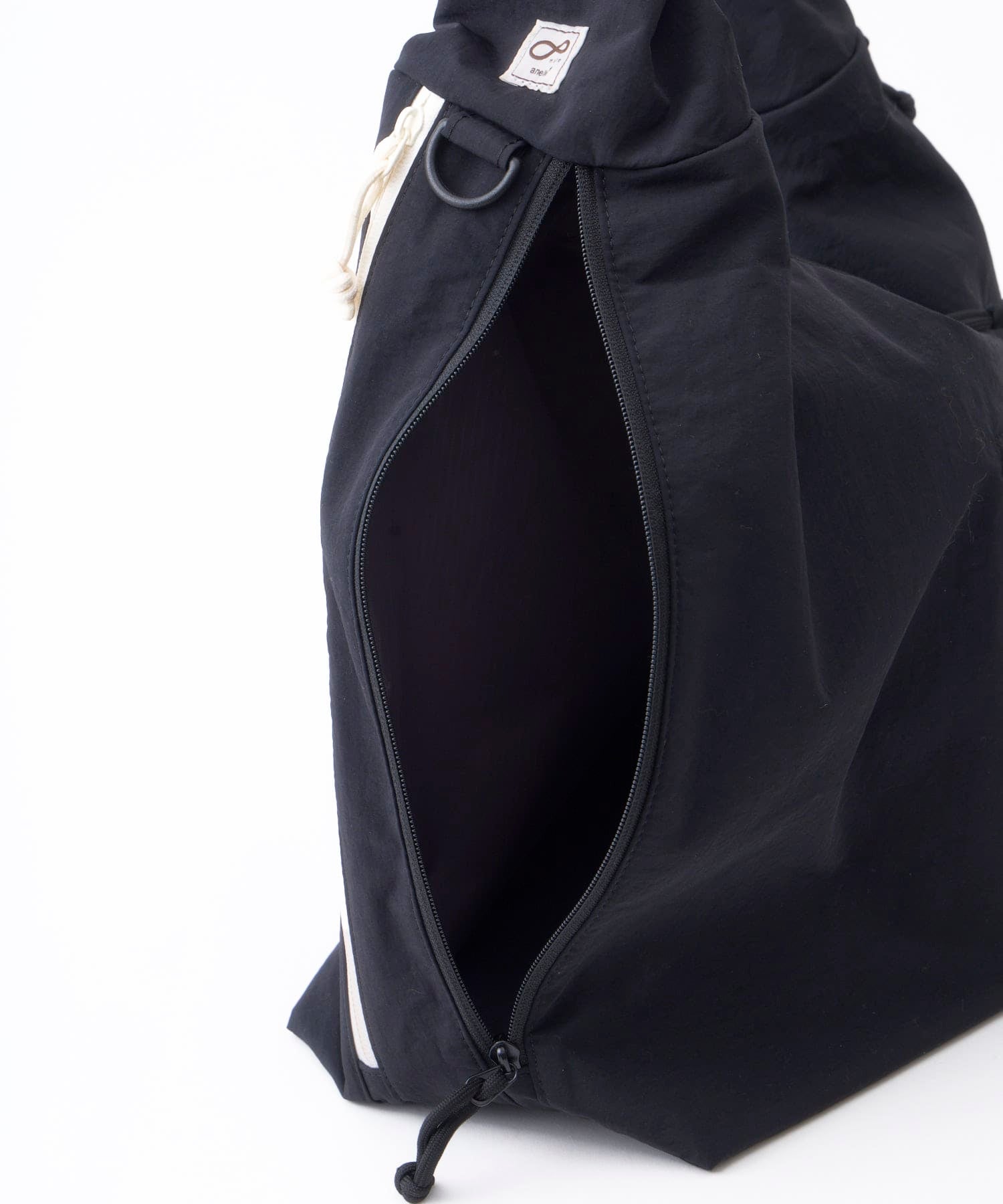 anello MATE トートバッグ A4収納 軽量 両面撥水 AIY0212 ブラック