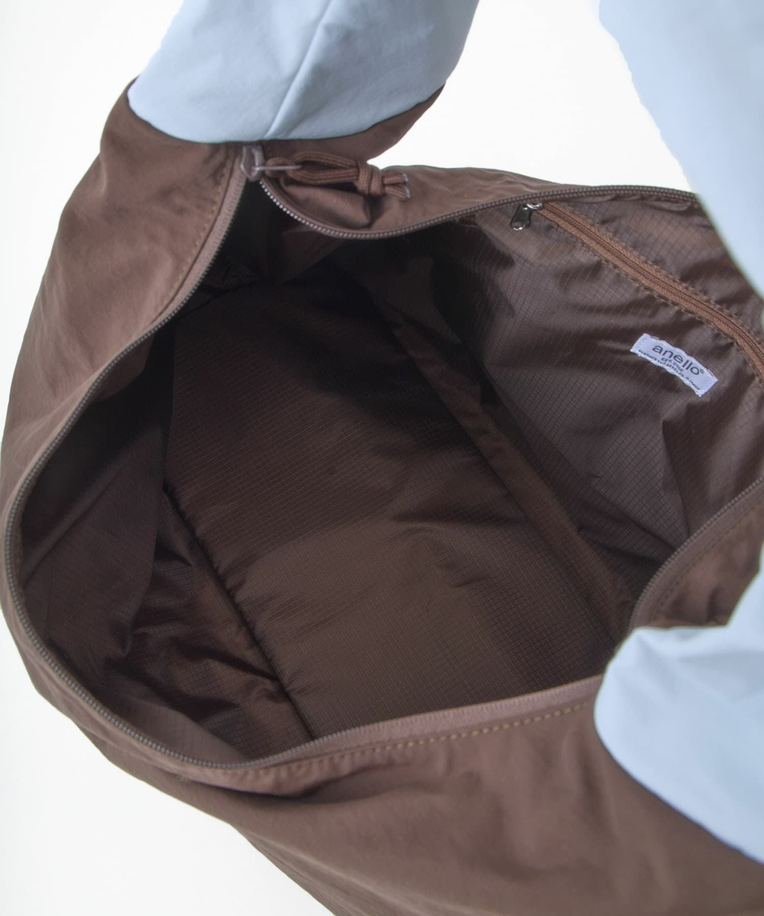 anello MATE トートバッグ A4収納 軽量 両面撥水 AIY0212 ブラウン