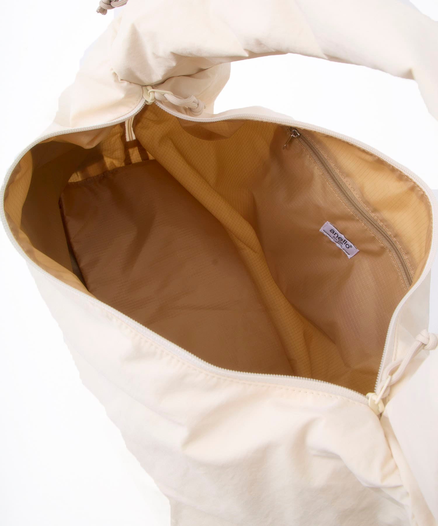 anello MATE トートバッグ A4収納 軽量 両面撥水 AIY0212 アイボリー