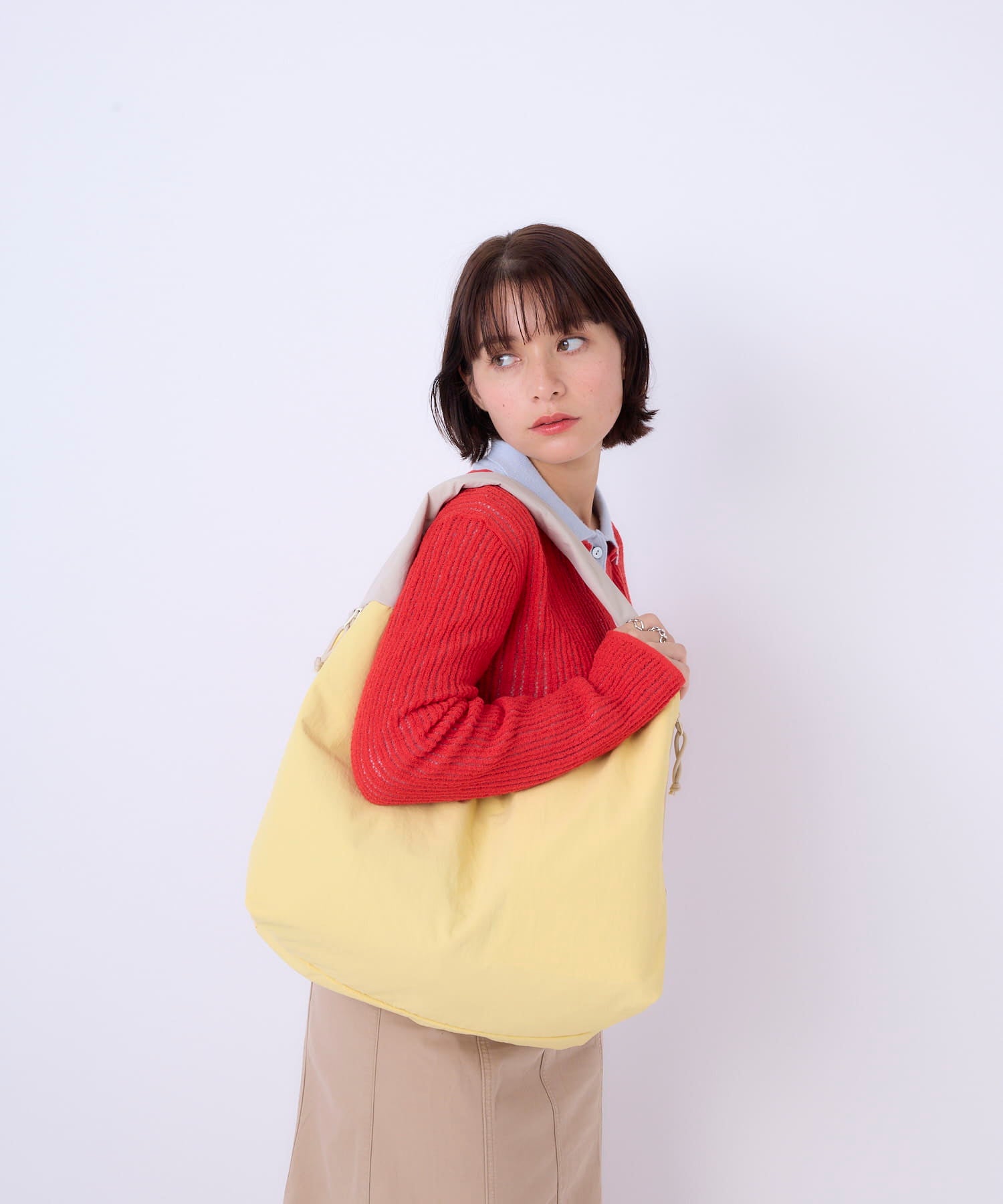 anello MATE トートバッグ A4収納 軽量 両面撥水 AIY0212