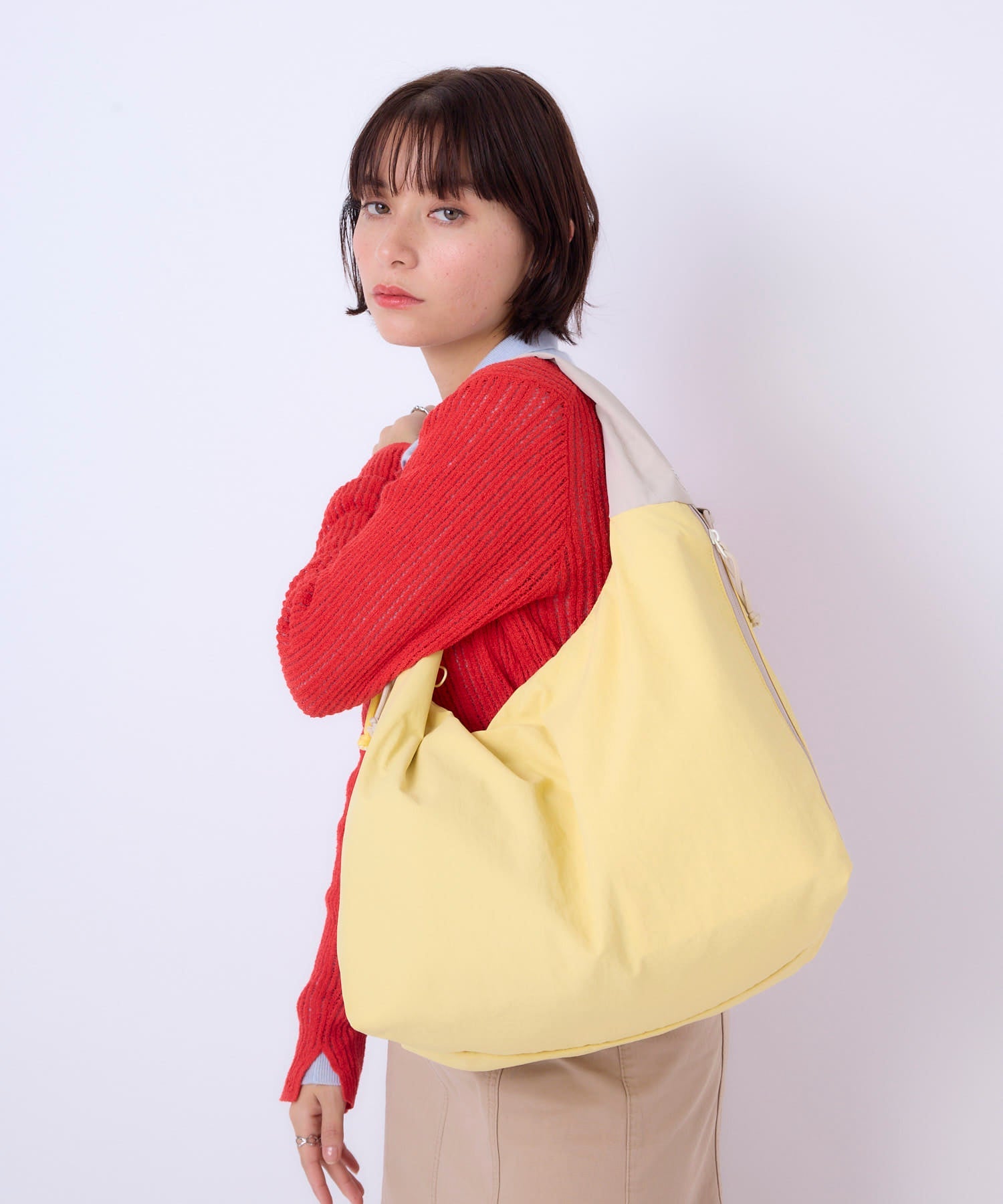 anello MATE トートバッグ A4収納 軽量 両面撥水 AIY0212