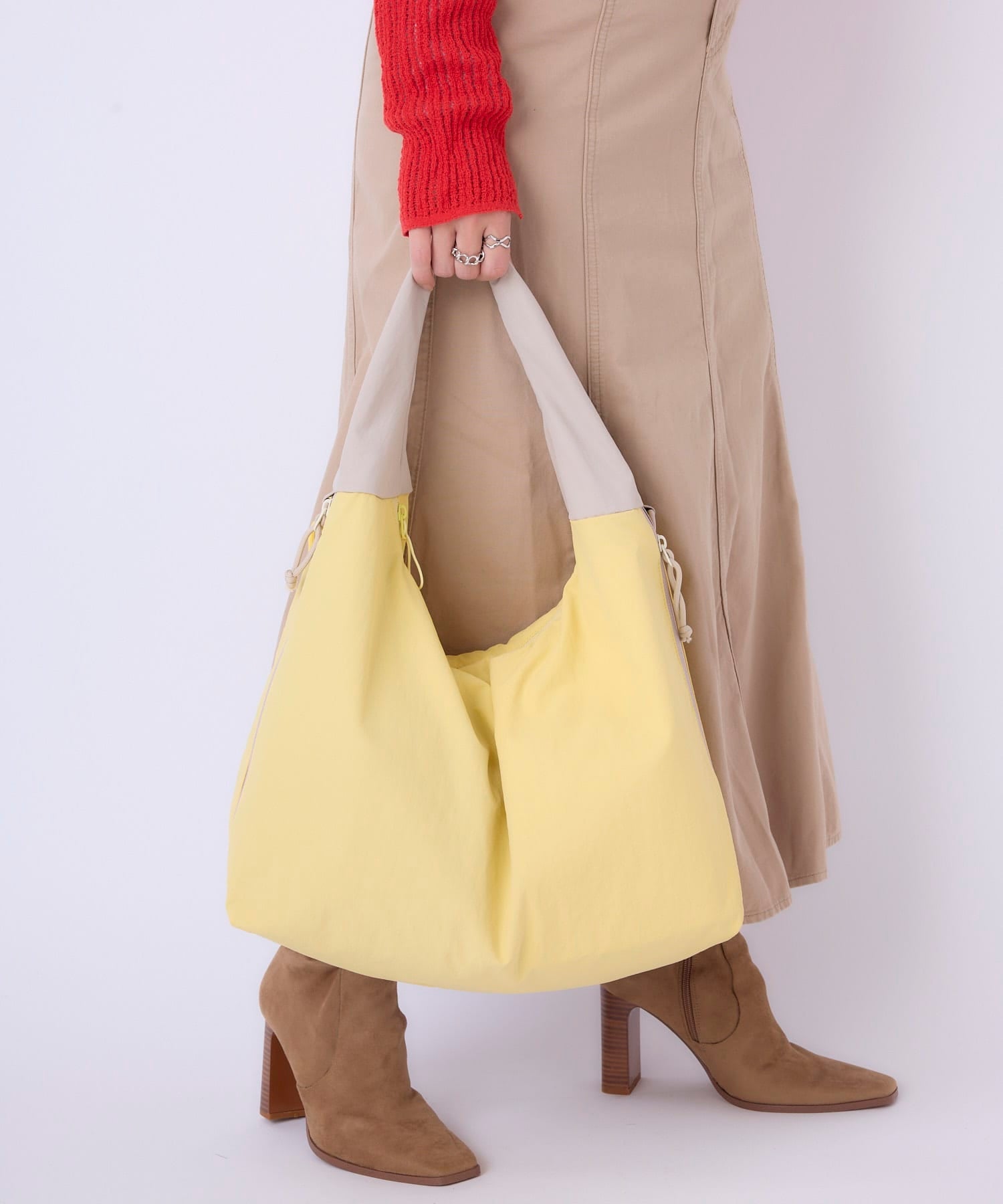 anello MATE トートバッグ A4収納 軽量 両面撥水 AIY0212