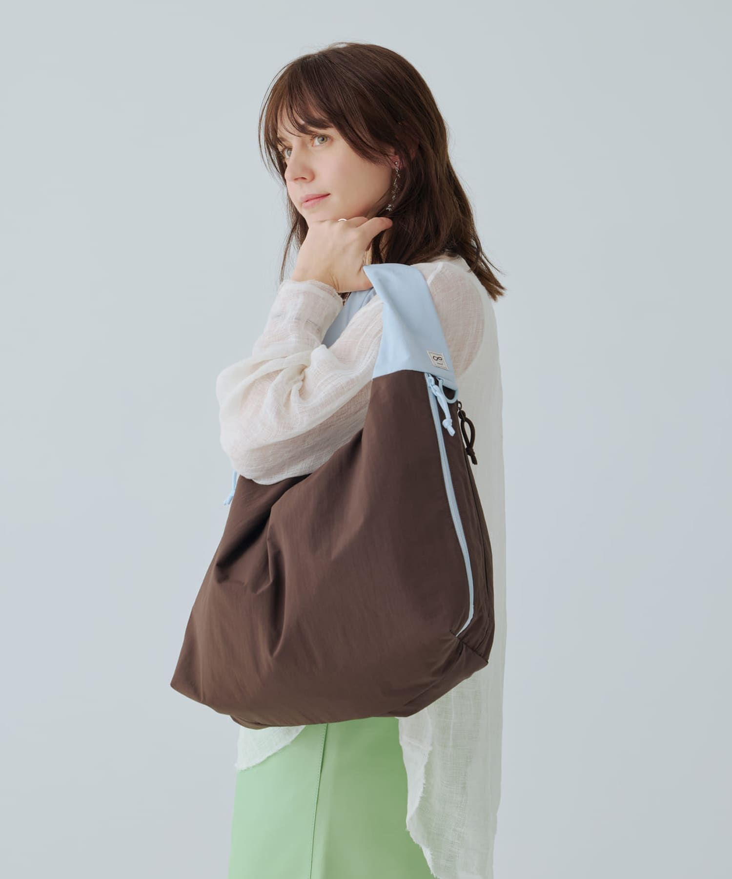 anello MATE トートバッグ A4収納 軽量 両面撥水 AIY0212