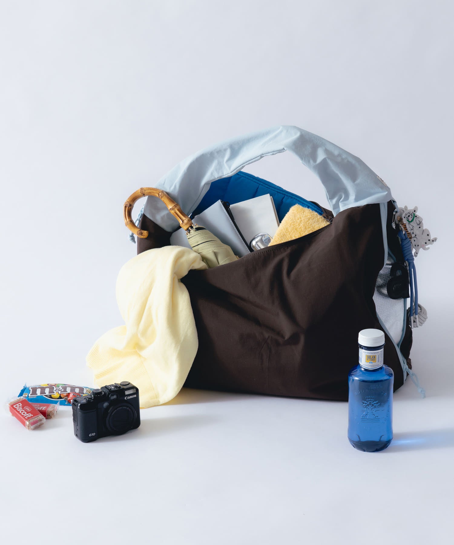 anello MATE BIGトートバッグ トートバッグ 大容量 A4収納 軽量 両面撥水 AIY0213 ブラウン