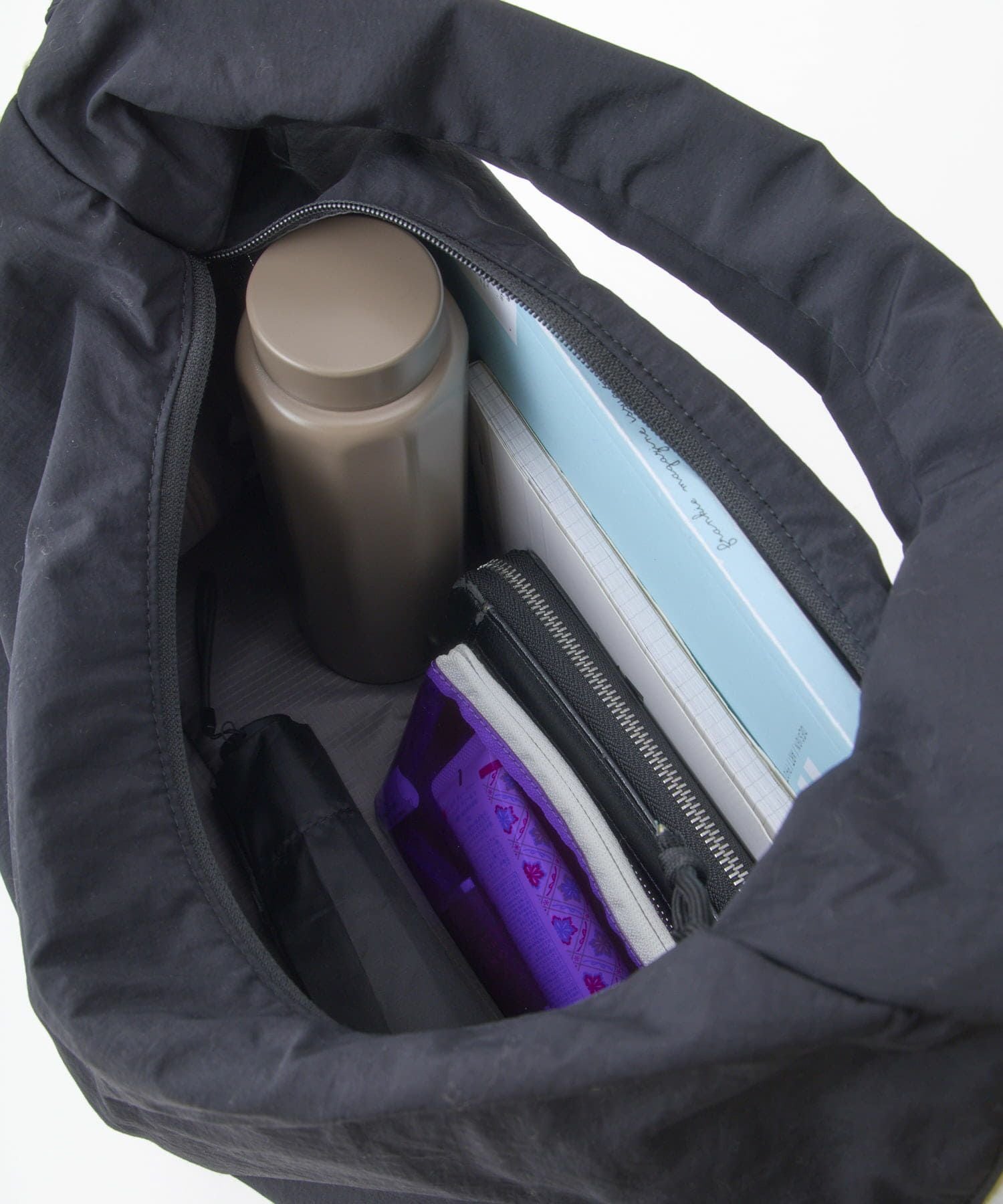 anello MATE BIGトートバッグ トートバッグ 大容量 A4収納 軽量 両面撥水 AIY0213 ブラック