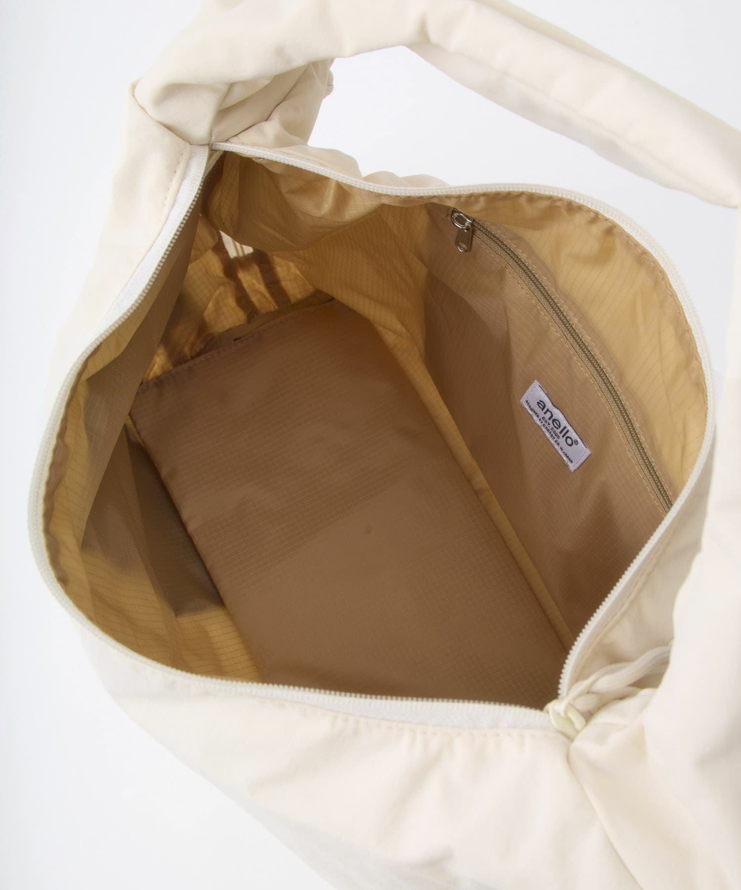 anello MATE BIGトートバッグ トートバッグ 大容量 A4収納 軽量 両面撥水 AIY0213 アイボリー