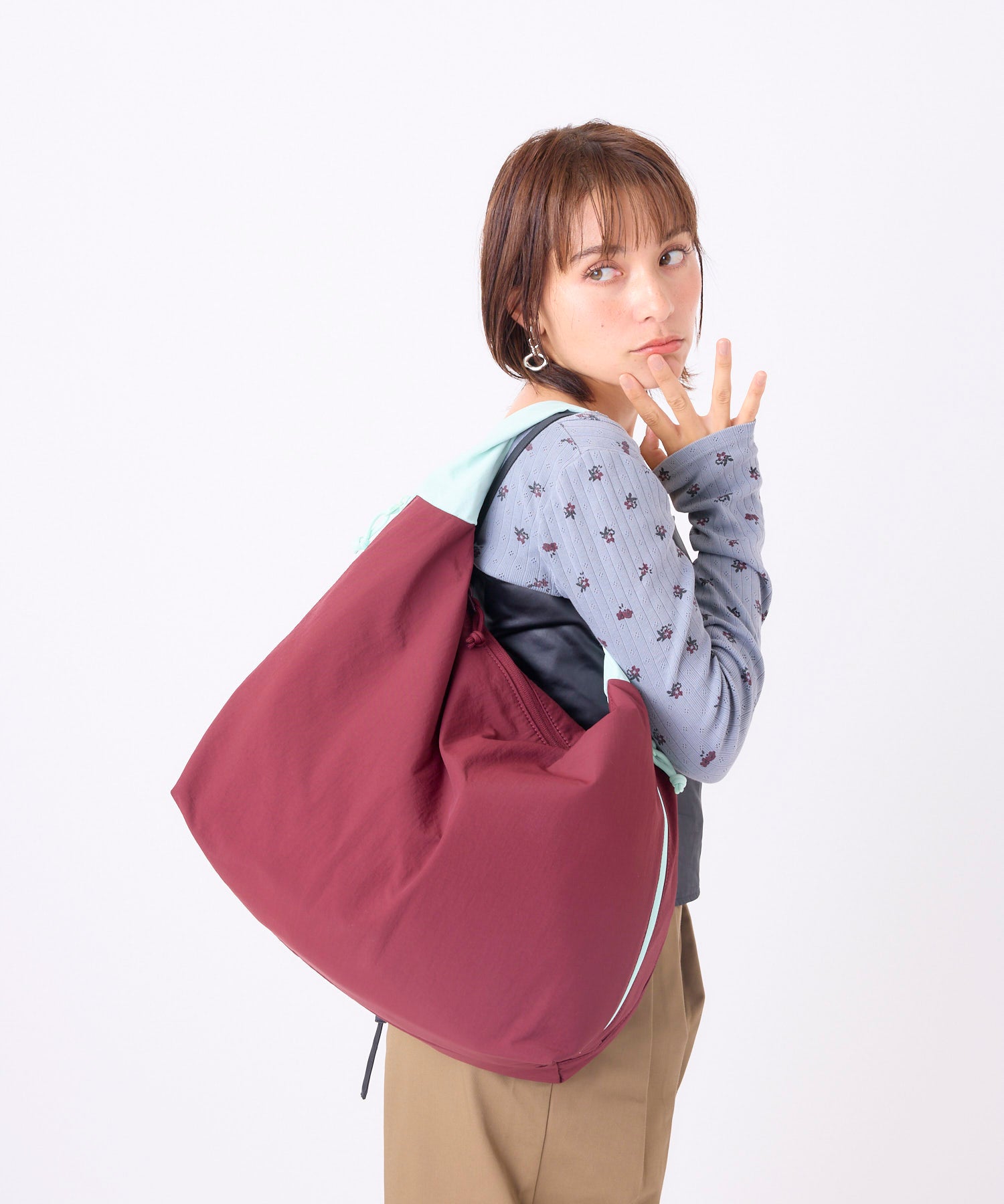 anello MATE BIGトートバッグ トートバッグ 大容量 A4収納 軽量 両面撥水 AIY0213