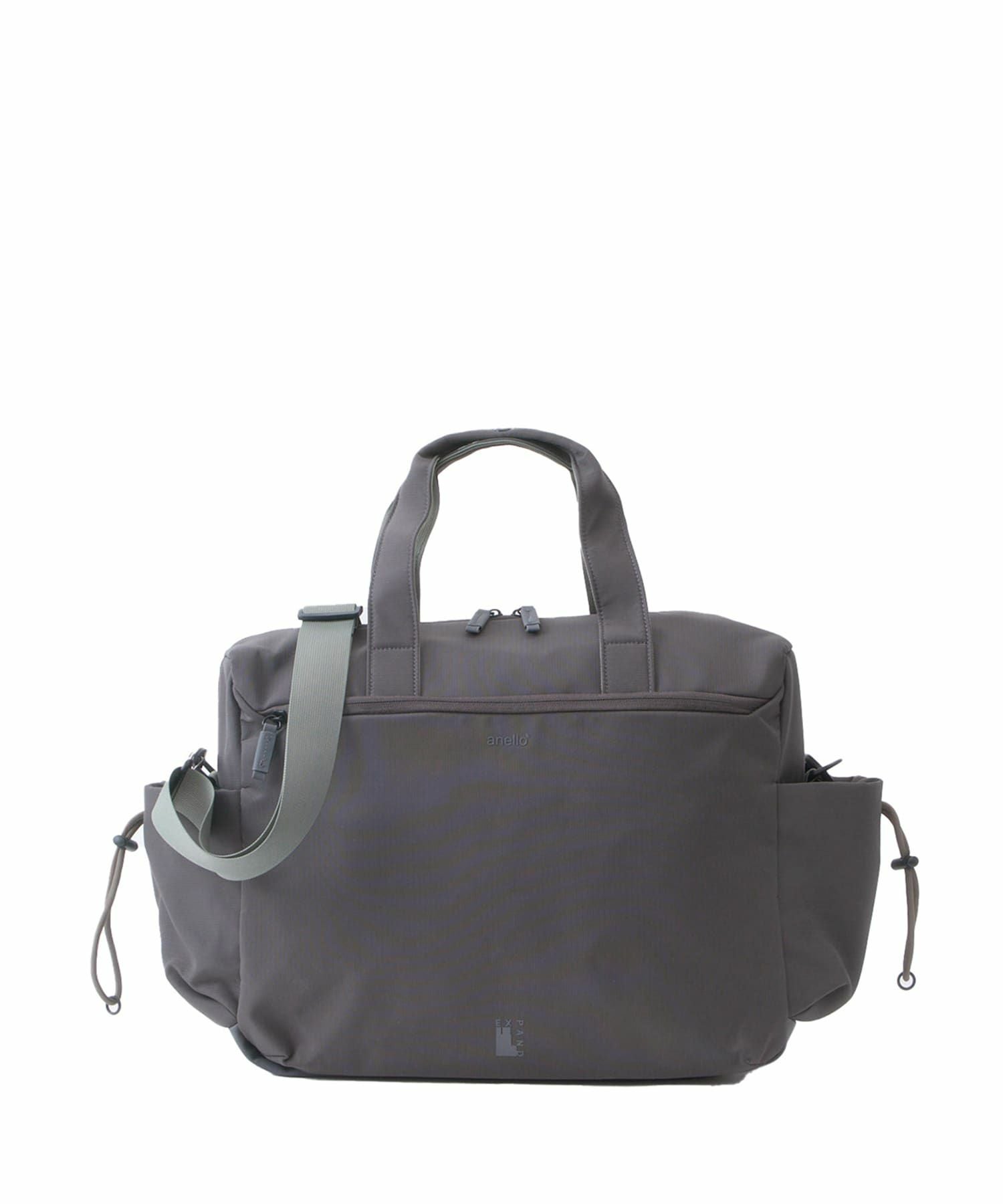 anello ボストンバッグ 両面撥水 キャリーオン JASPER ATB5142 グレー