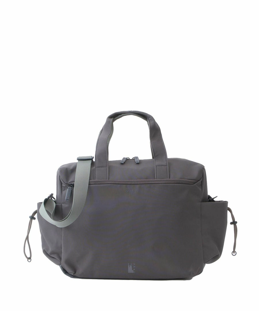 anello ボストンバッグ 両面撥水 キャリーオン JASPER ATB5142 グレー
