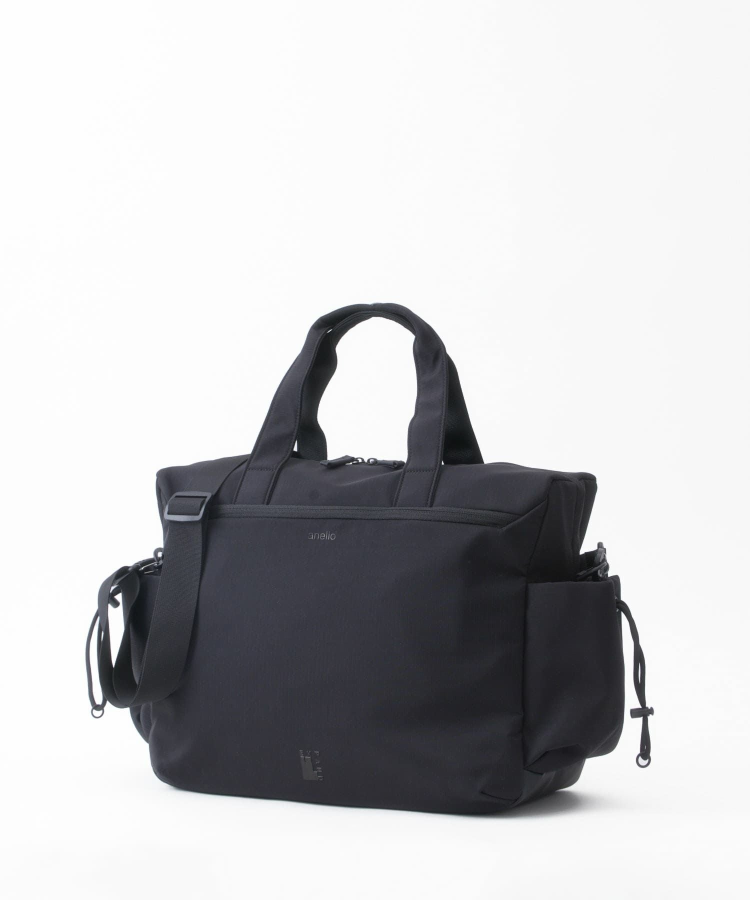 anello ボストンバッグ 両面撥水 キャリーオン JASPER ATB5142 ブラック