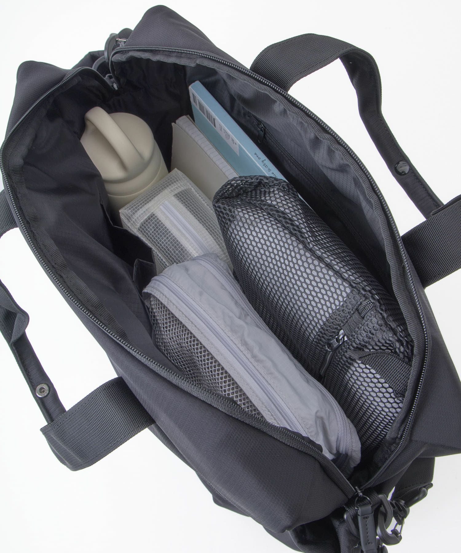 anello ボストンバッグ 両面撥水 キャリーオン JASPER ATB5142 ブラック