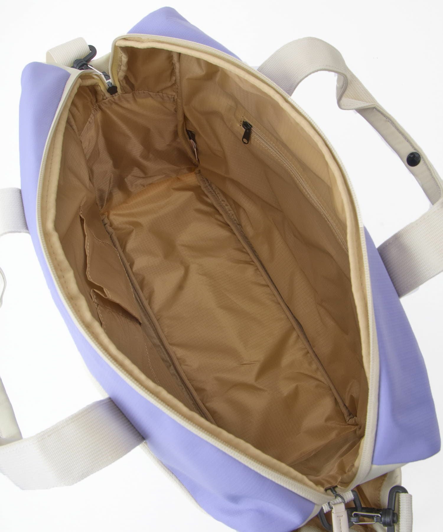 anello ボストンバッグ 両面撥水 キャリーオン JASPER ATB5142 ラベンダー