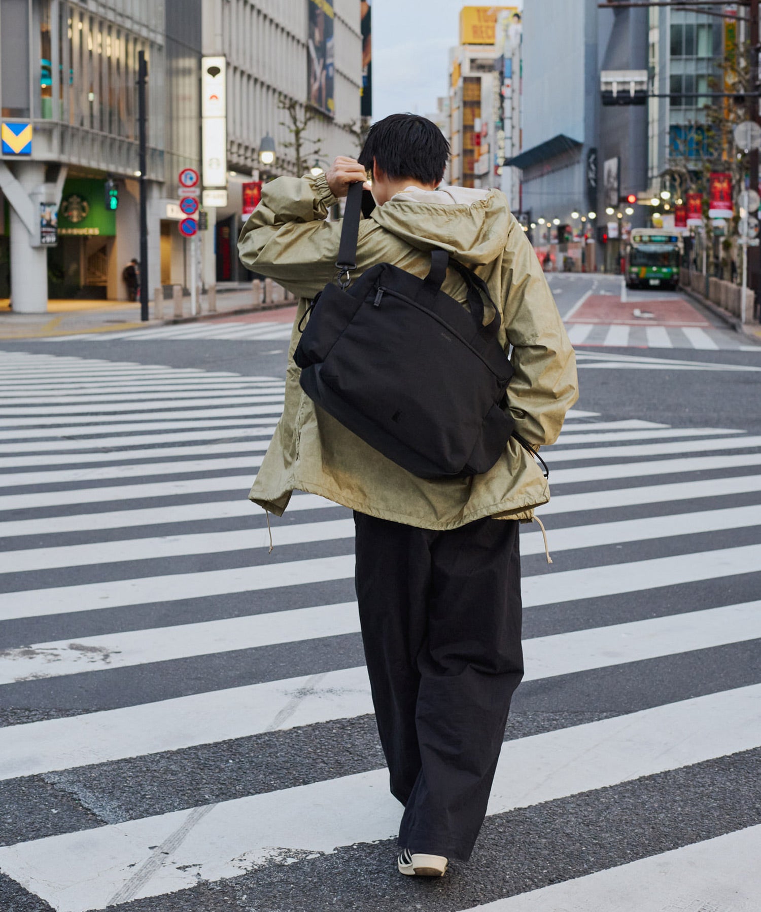 anello ボストンバッグ 両面撥水 キャリーオン JASPER ATB5142 ネイビー