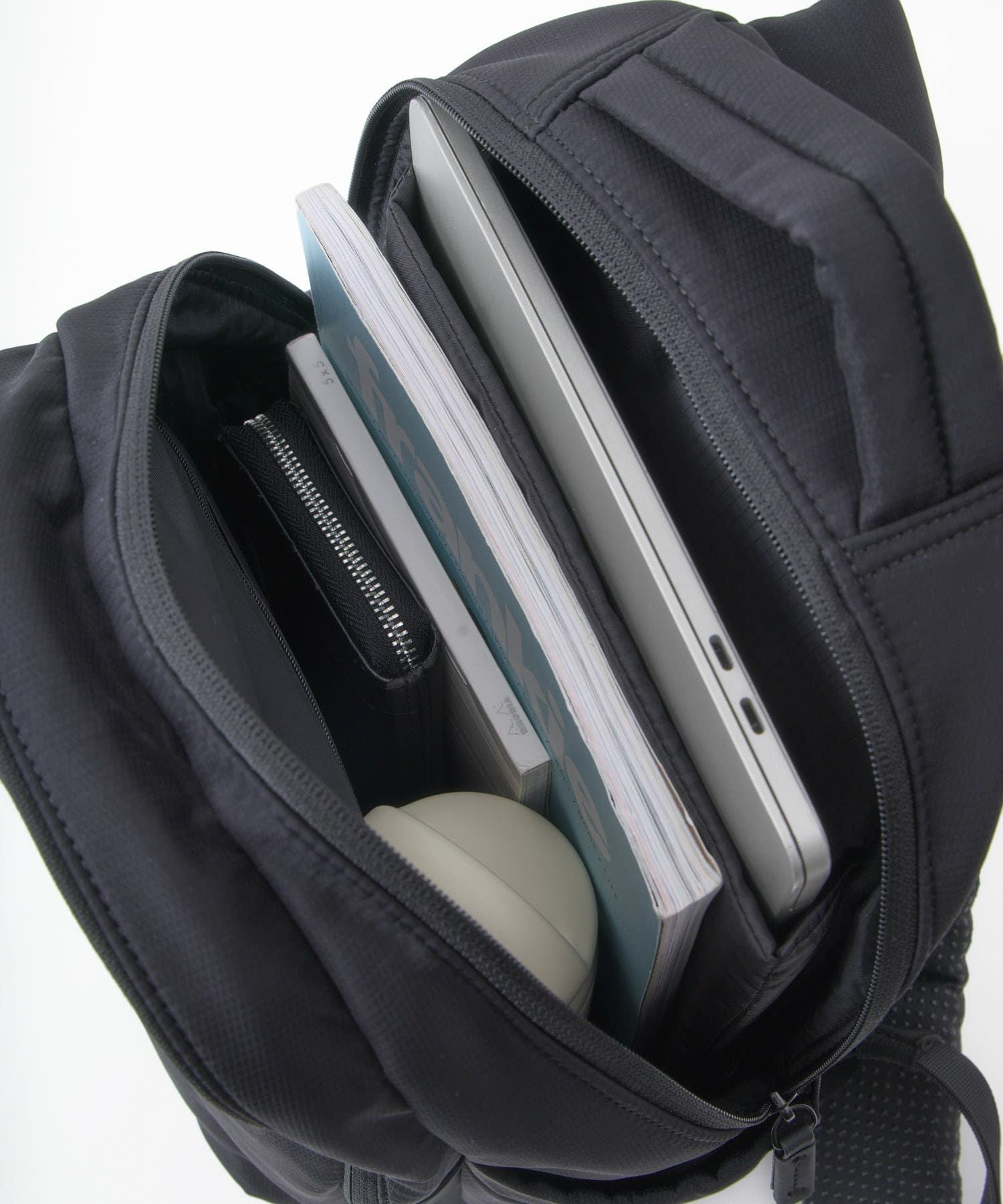 anello リュック バックパック PC収納 A4収納 両面撥水 JASPER ATB5143 ブラック