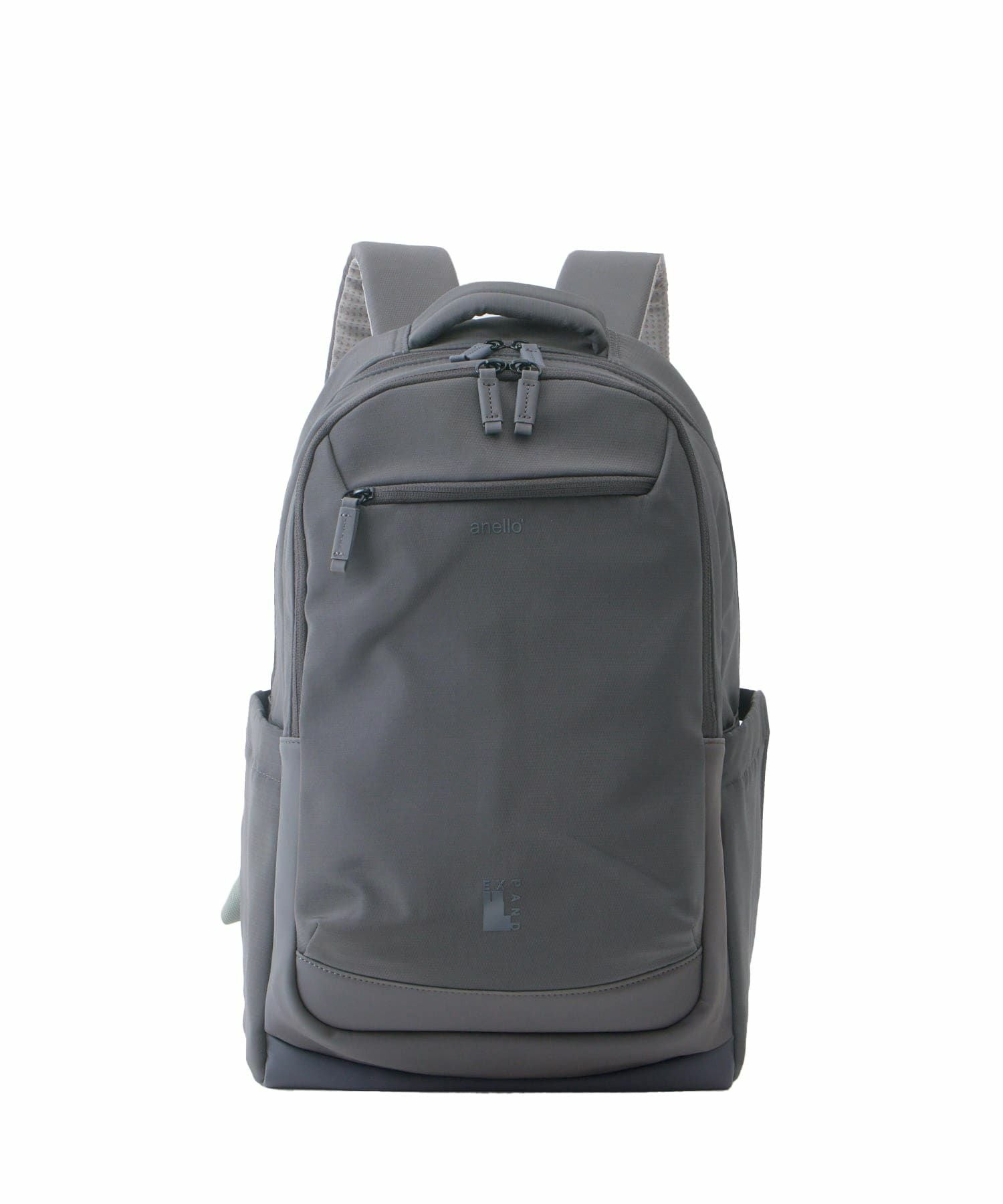 anello リュック バックパック　PC収納 A4収納 両面撥水 キャリーオン JASPERA ATB5144 グレー