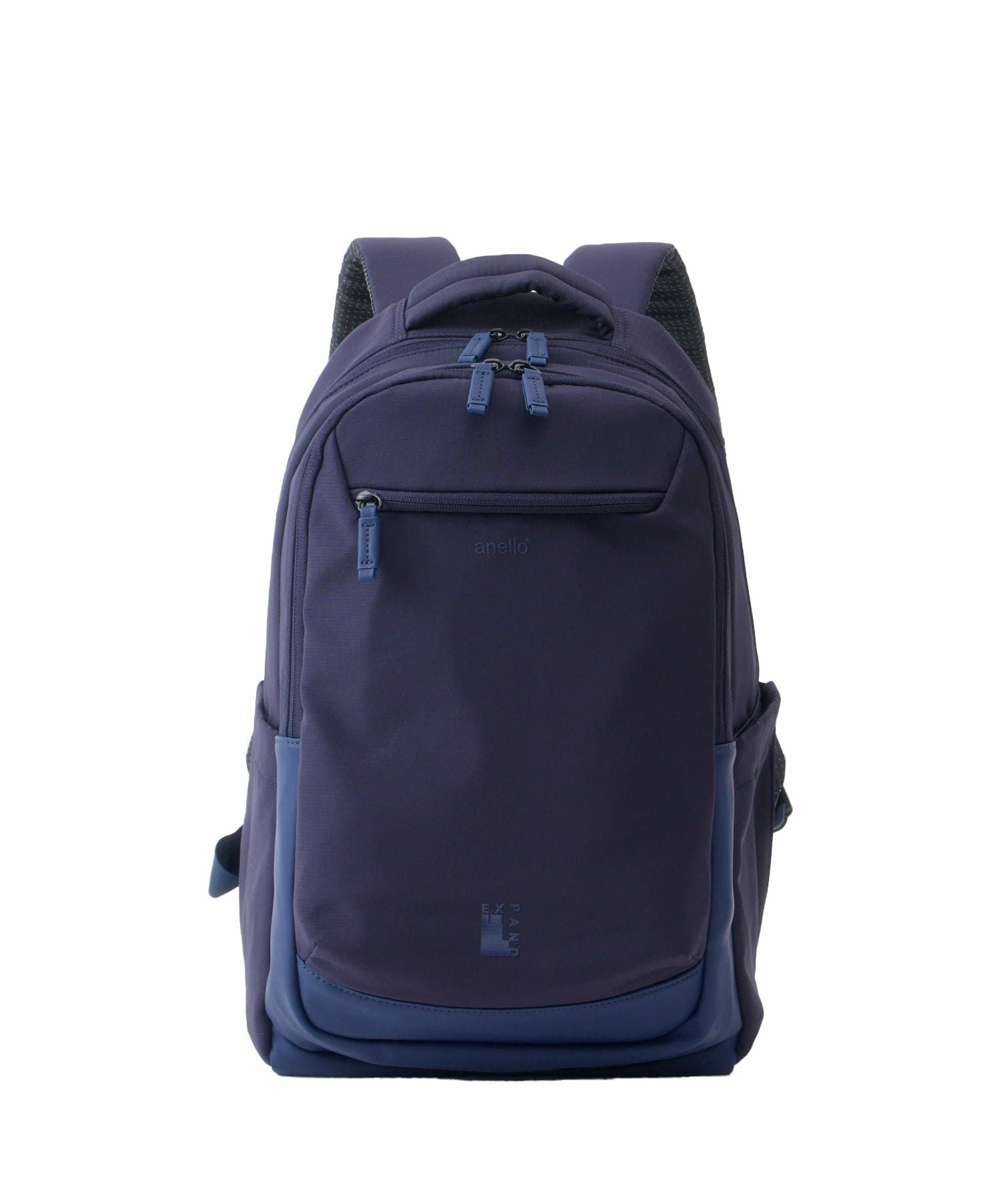 anello リュック バックパック　PC収納 A4収納 両面撥水 キャリーオン JASPERA ATB5144 ネイビー