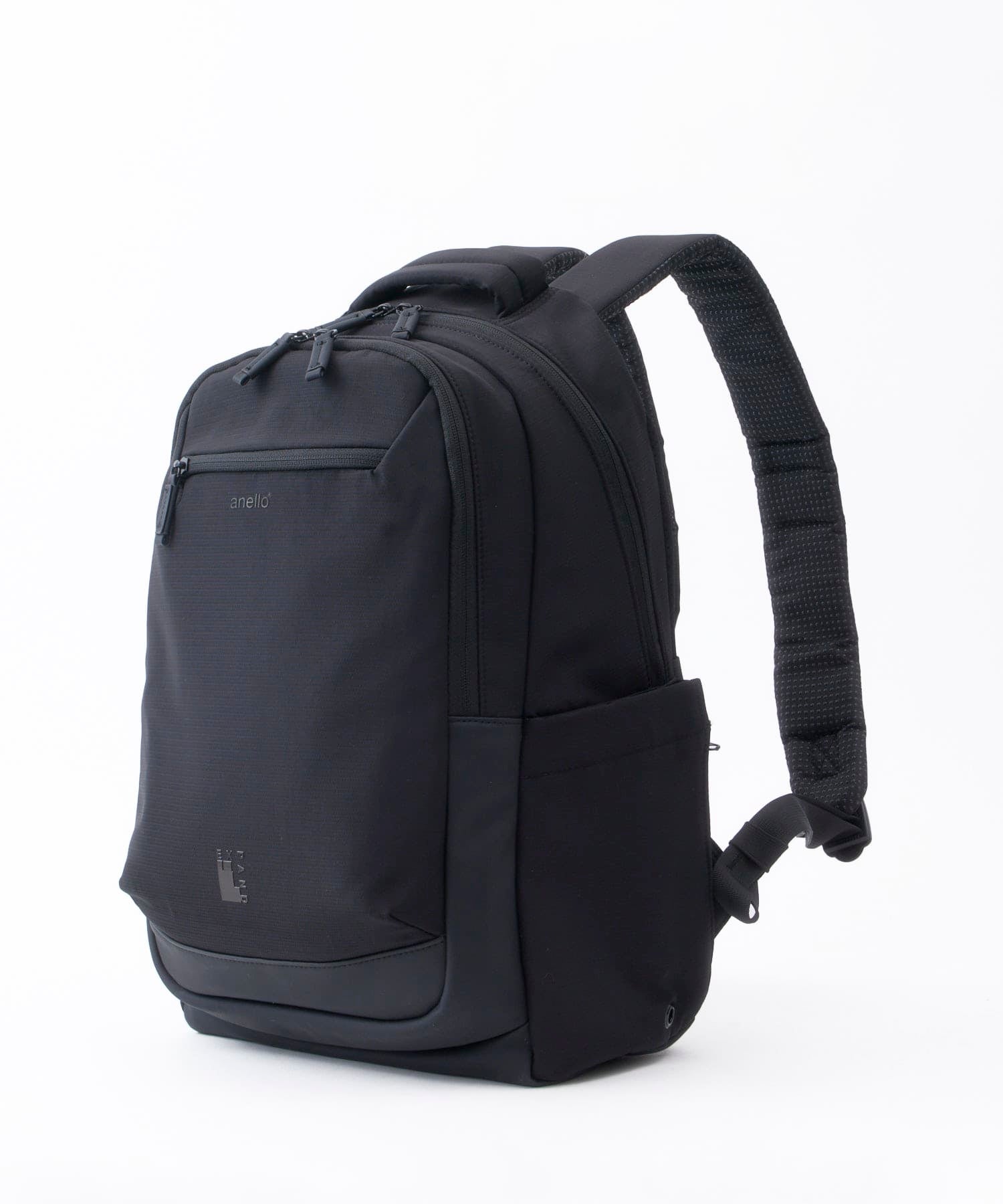 anello リュック バックパック　PC収納 A4収納 両面撥水 キャリーオン JASPERA ATB5144 ブラック
