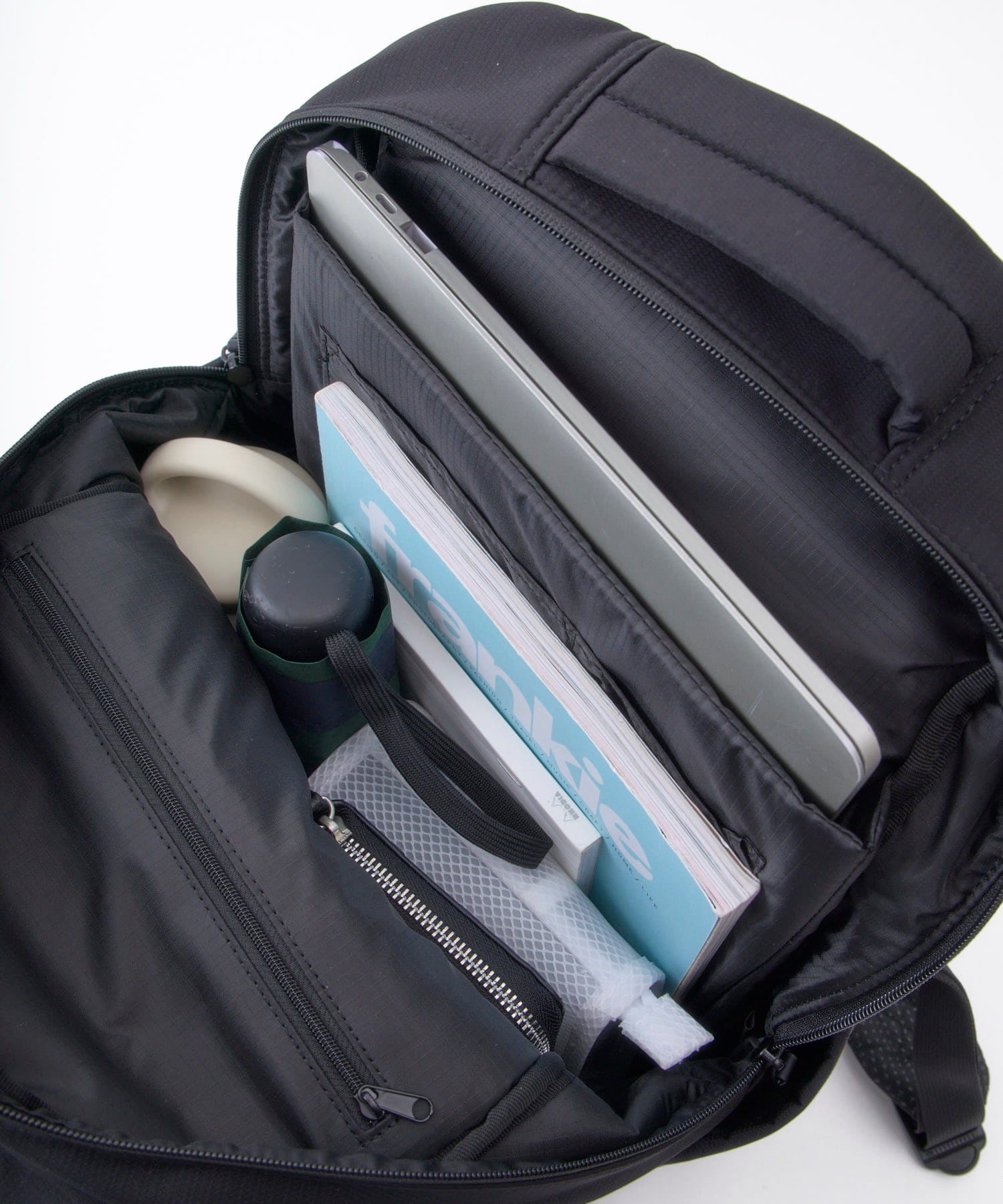 anello リュック バックパック　PC収納 A4収納 両面撥水 キャリーオン JASPERA ATB5144 ブラック