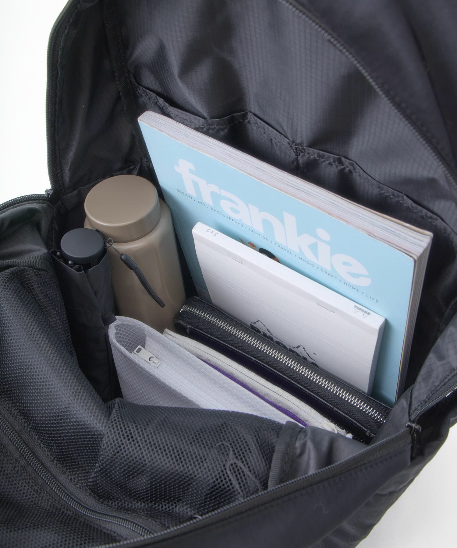 anello FIT FLOOP バックパック リュック A4収納 両面撥水 ATR0401 ブラック