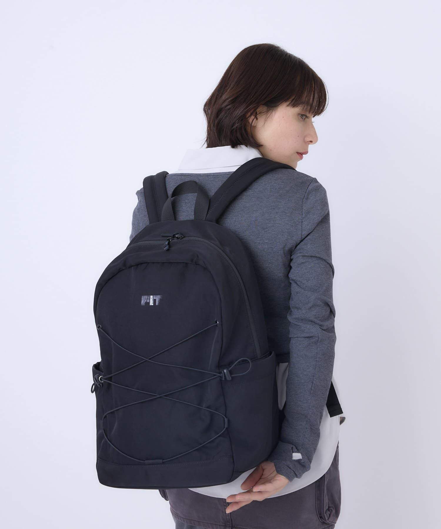 anello FIT FLOOP バックパック リュック A4収納 両面撥水 ATR0401 ブラック