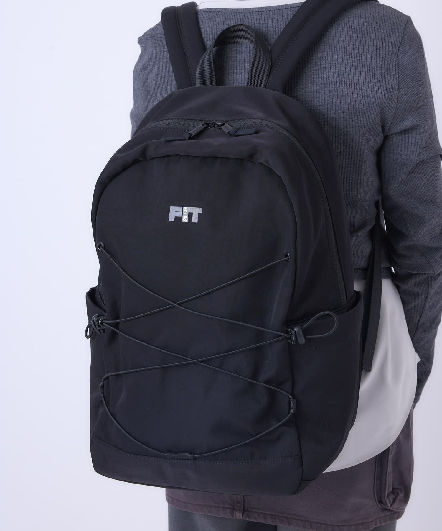 anello FIT FLOOP バックパック リュック A4収納 両面撥水 ATR0401 ブラック