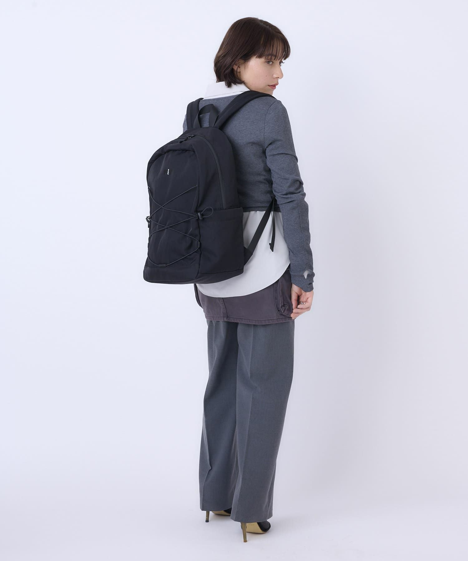 anello FIT FLOOP バックパック リュック A4収納 両面撥水 ATR0401 ブラック