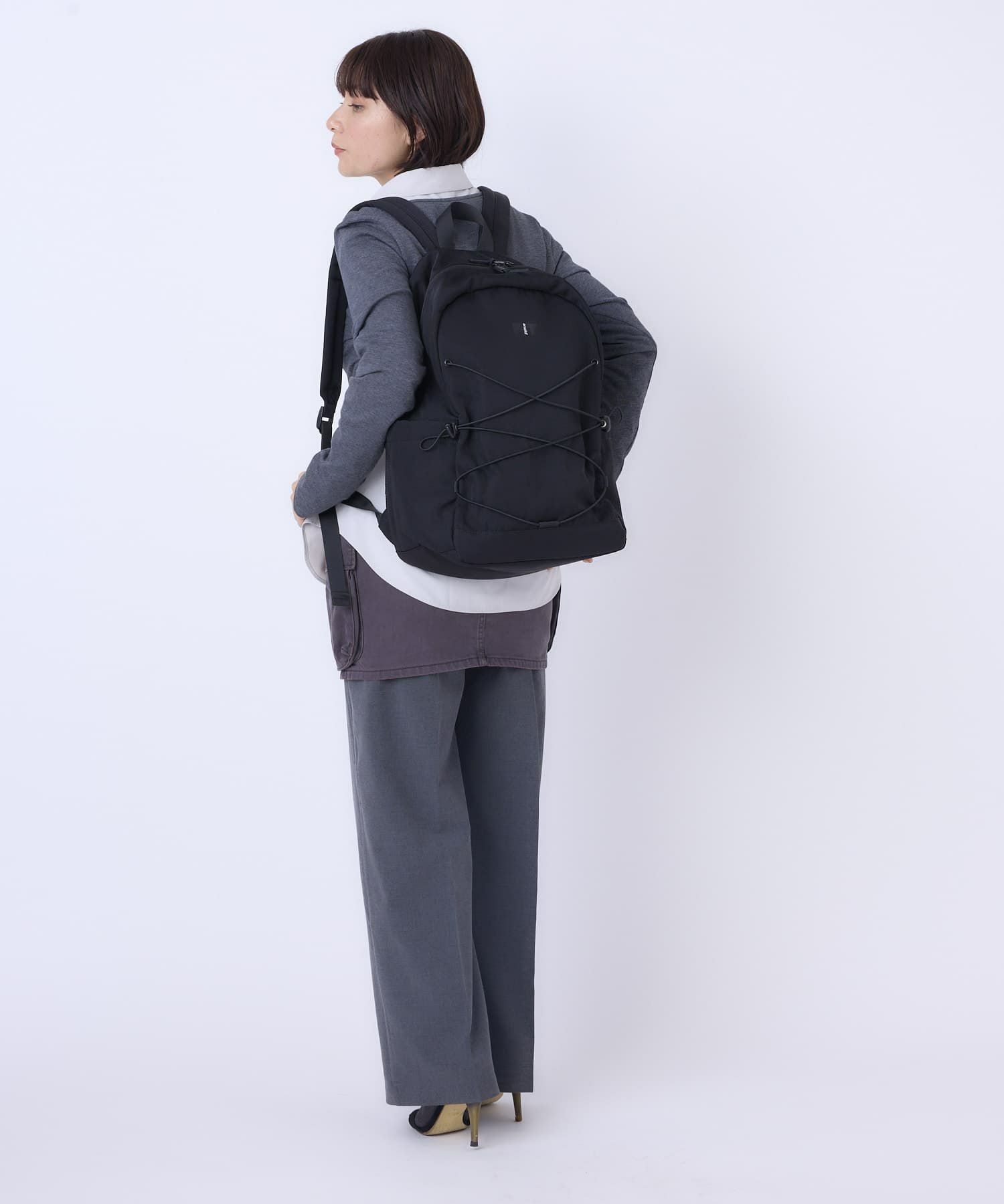 anello FIT FLOOP バックパック リュック A4収納 両面撥水 ATR0401 ブラック