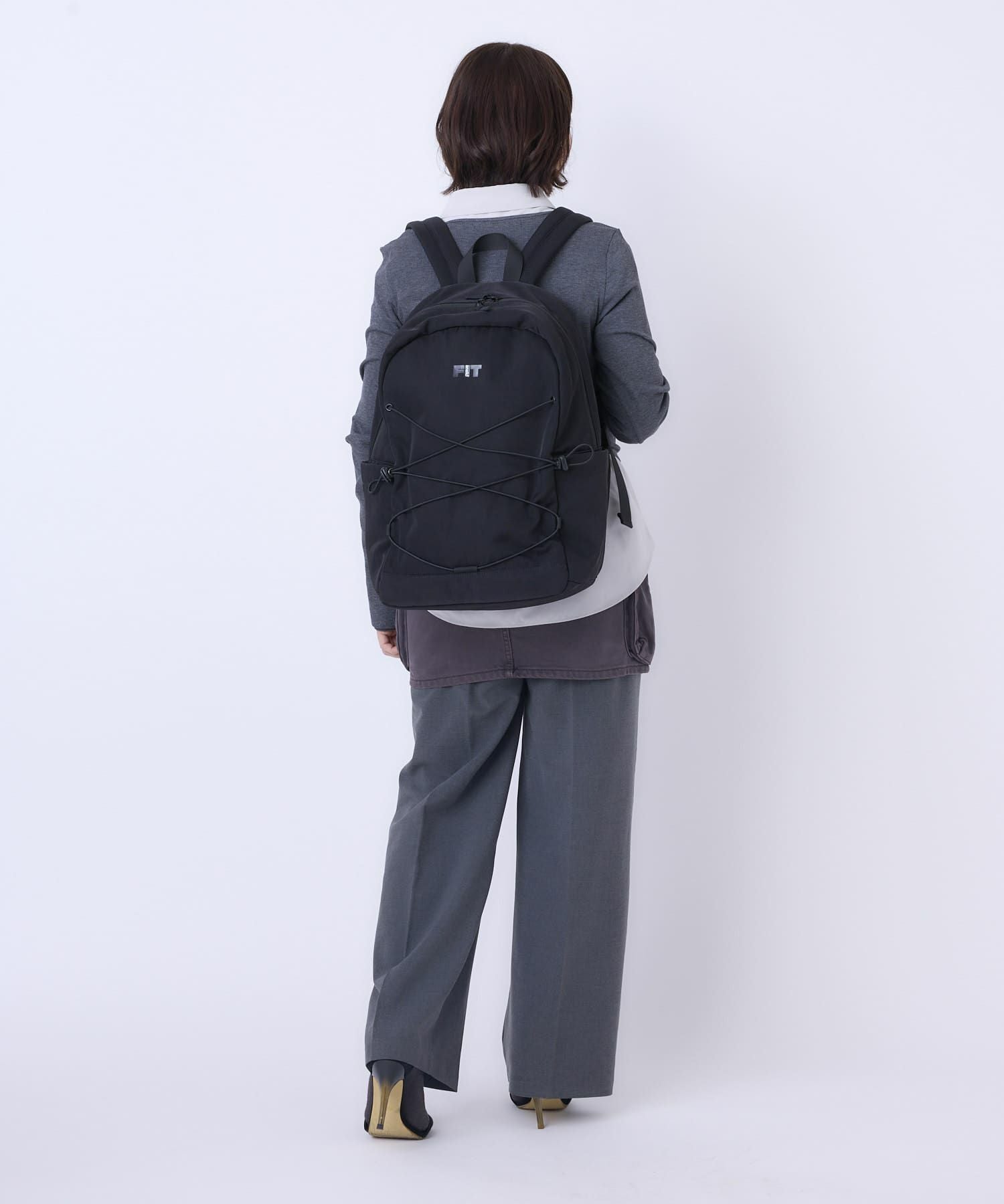 anello FIT FLOOP バックパック リュック A4収納 両面撥水 ATR0401 ブラック