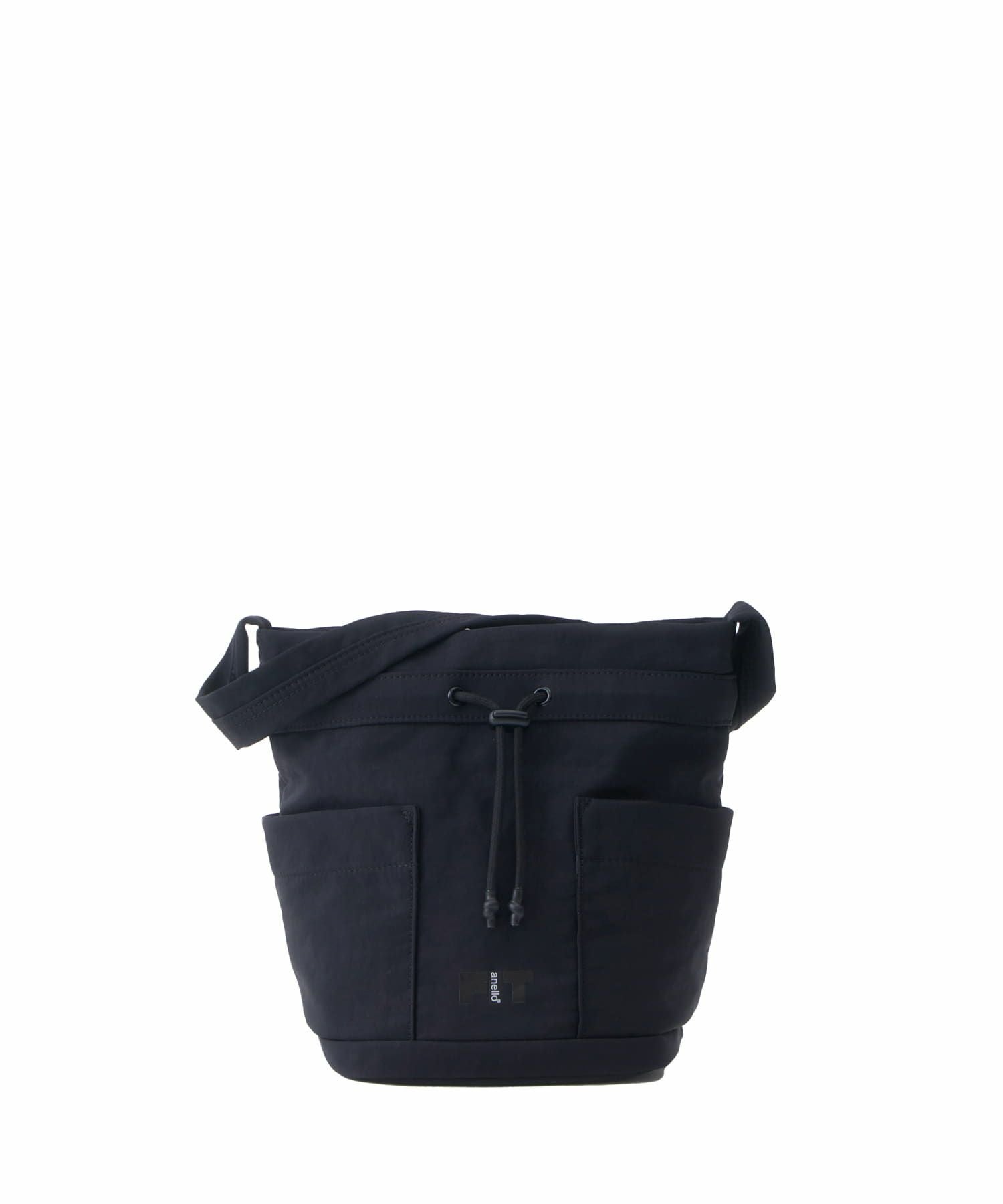 anello FIT FLOOP ショルダーバッグ ミニショルダー 巾着 両面撥水 ATR0403 ブラック