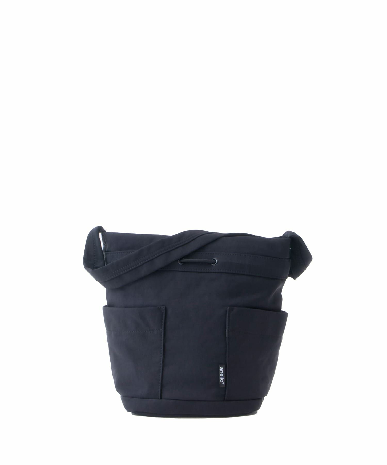 anello FIT FLOOP ショルダーバッグ ミニショルダー 巾着 両面撥水 ATR0403 ブラック