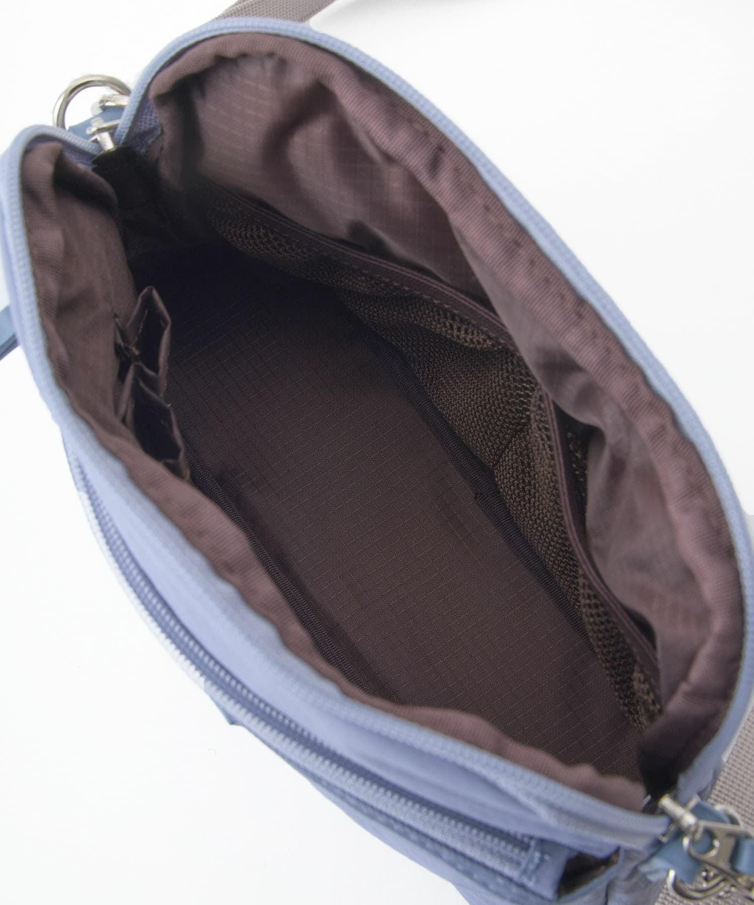 anelloGRANDE ショルダーバッグ ２WAY  撥水 軽量 ポーチ型  GHM1061 ブルーグレー