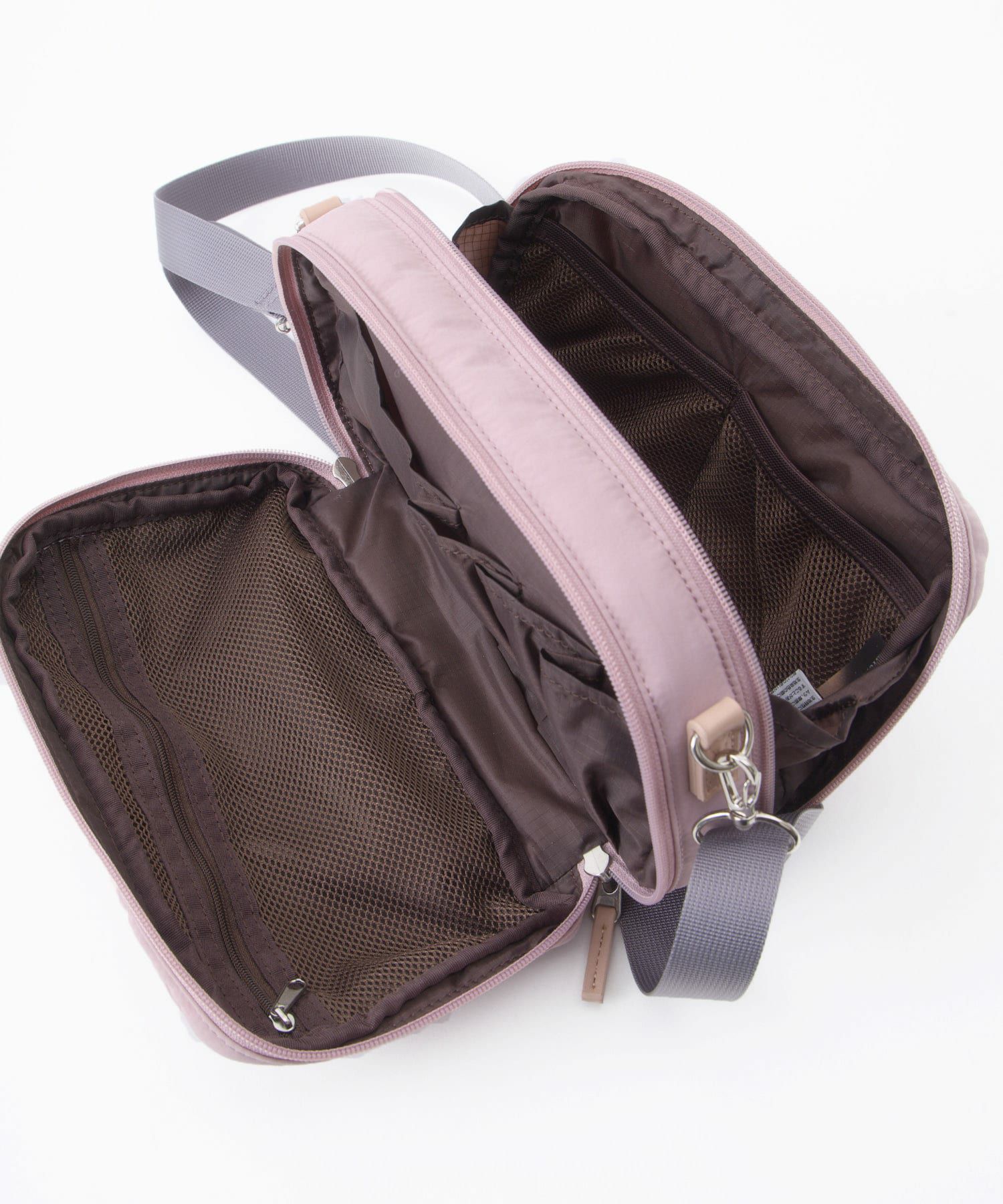 anelloGRANDE ショルダーバッグ ２WAY  撥水 軽量 ポーチ型 GHM1062 ピンク