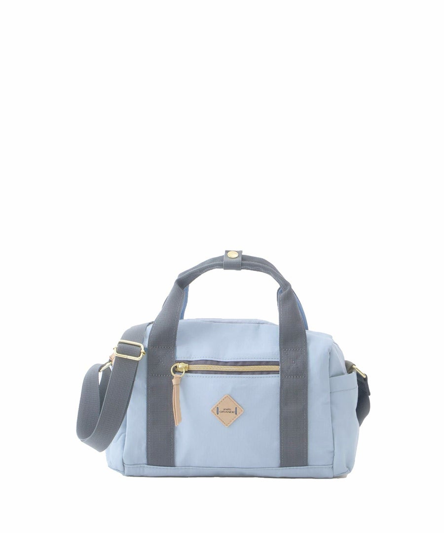 anelloGRANDE ショルダーバッグ ２WAY A5収納 軽量 撥水 RETROPOP GTM1071 ブルーグレー