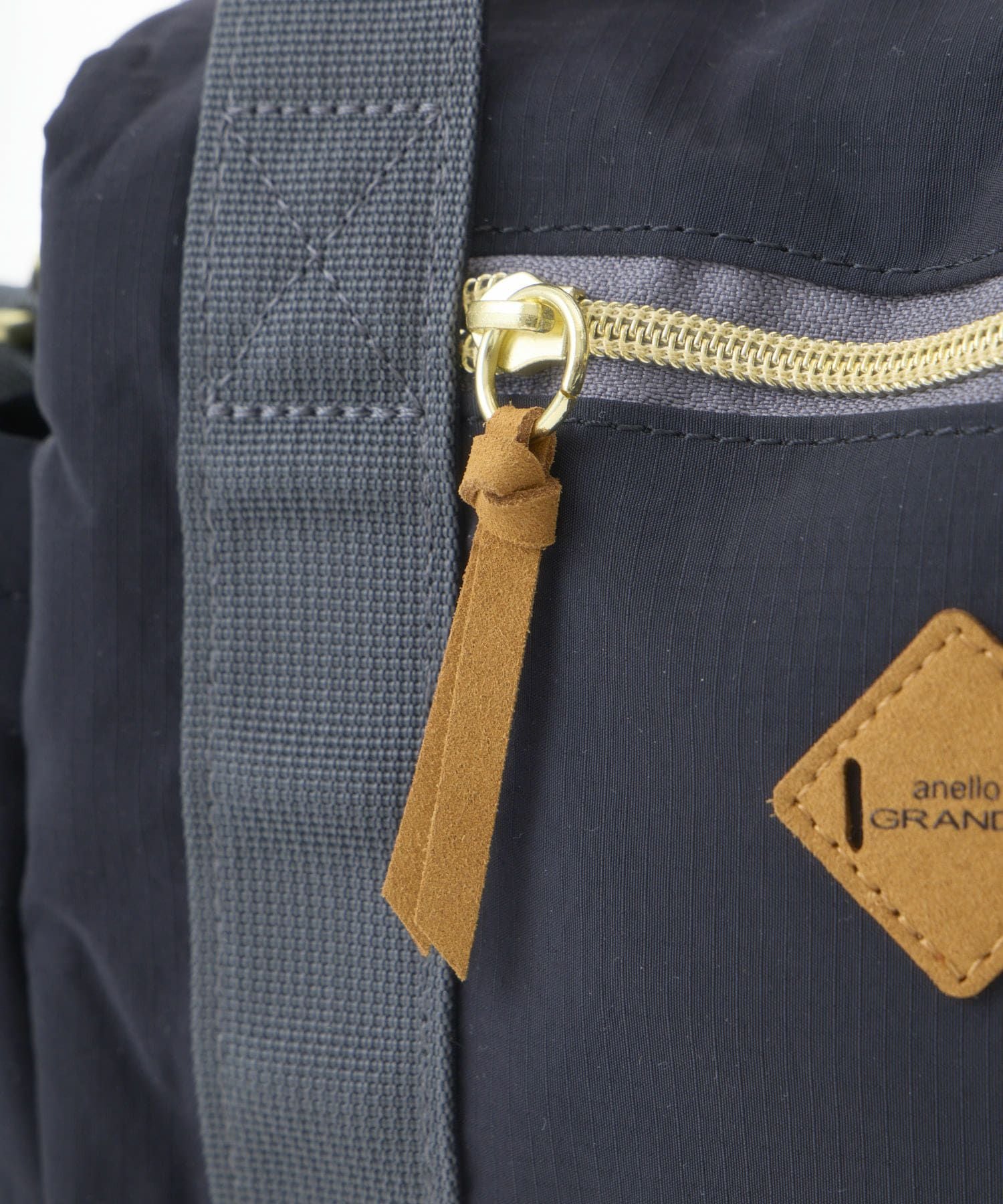 anelloGRANDE ショルダーバッグ ２WAY A5収納 軽量 撥水 RETROPOP GTM1071 ブラック