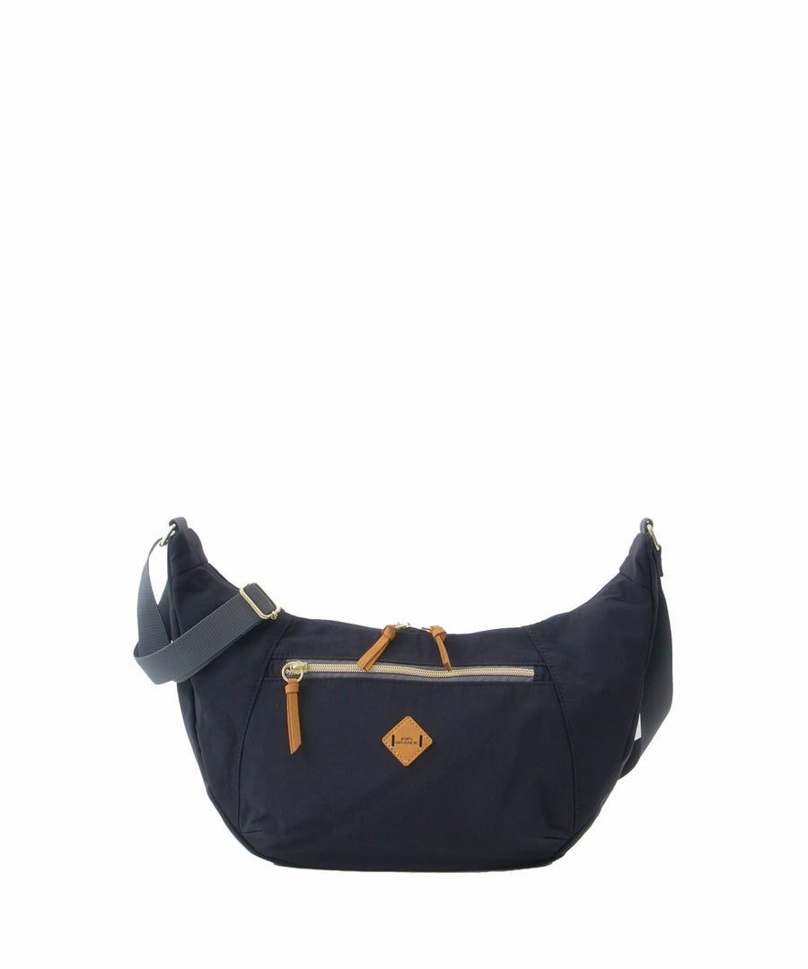 anelloGRANDE ショルダーバッグ ２WAY A5収納 軽量 撥水 RETROPOP GTM1072　ブラック