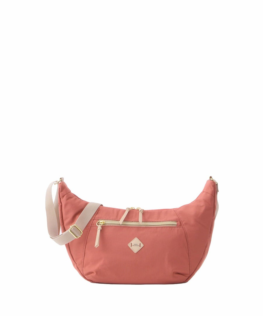 anelloGRANDE ショルダーバッグ ２WAY A5収納 軽量 撥水 RETROPOP GTM1072　ダークオレンジ